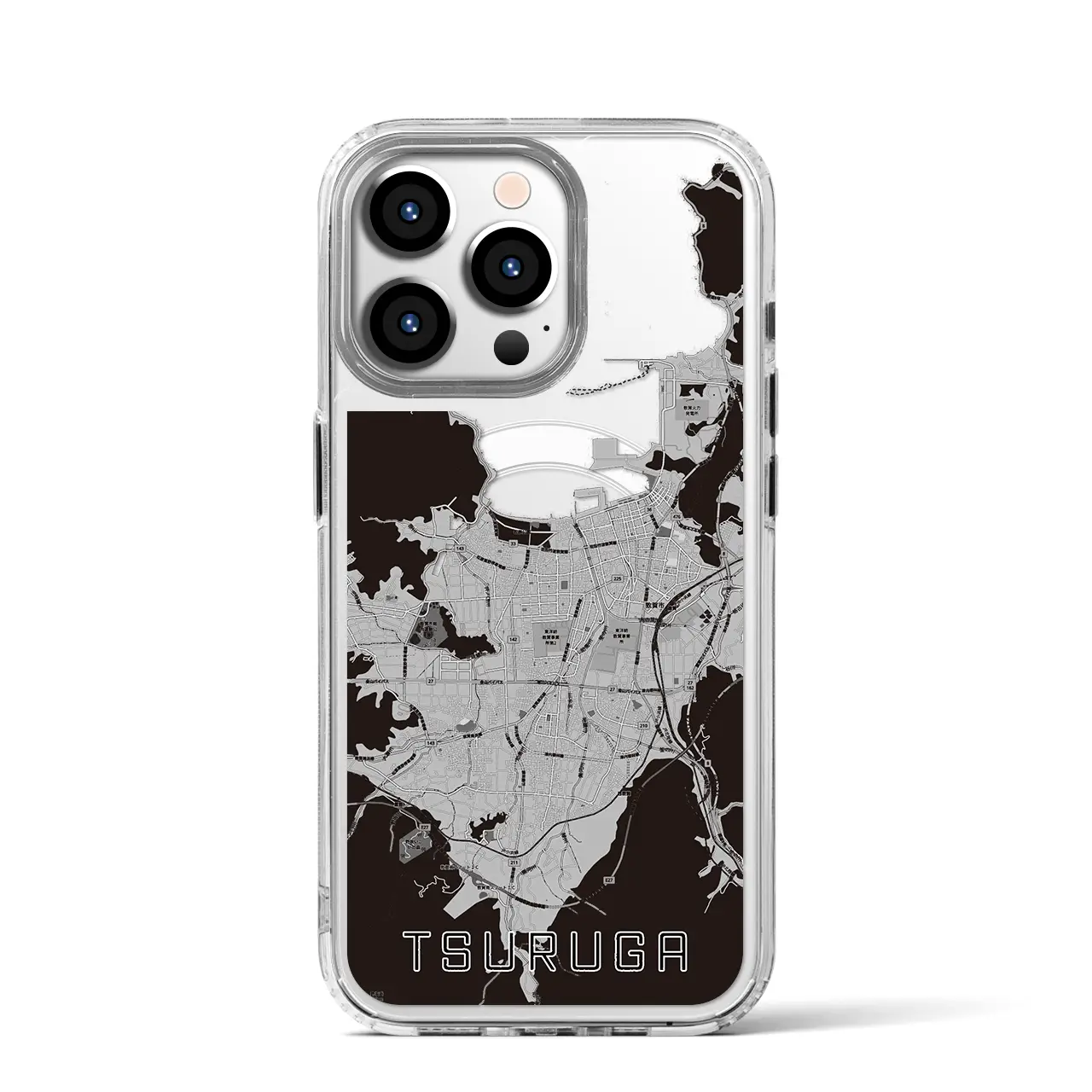 【敦賀(福井県)】地図柄iPhoneケース(MagSafeタイプ)