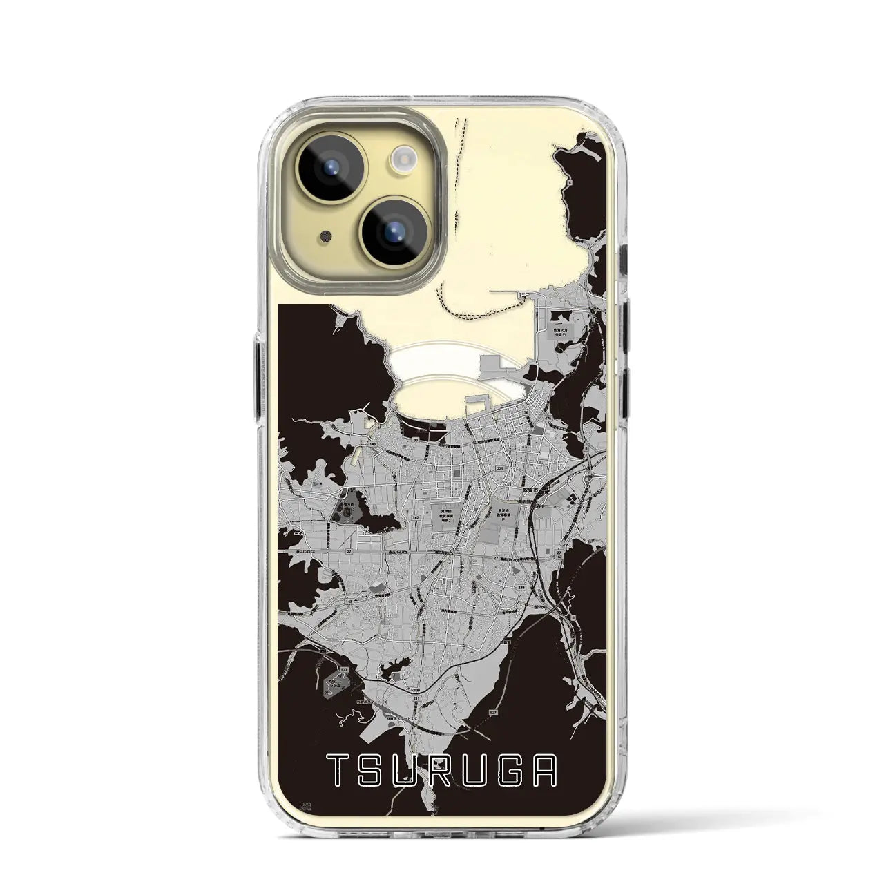 【敦賀(福井県)】地図柄iPhoneケース(MagSafeタイプ)