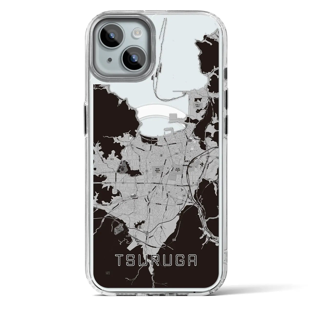 【敦賀(福井県)】地図柄iPhoneケース(MagSafeタイプ)