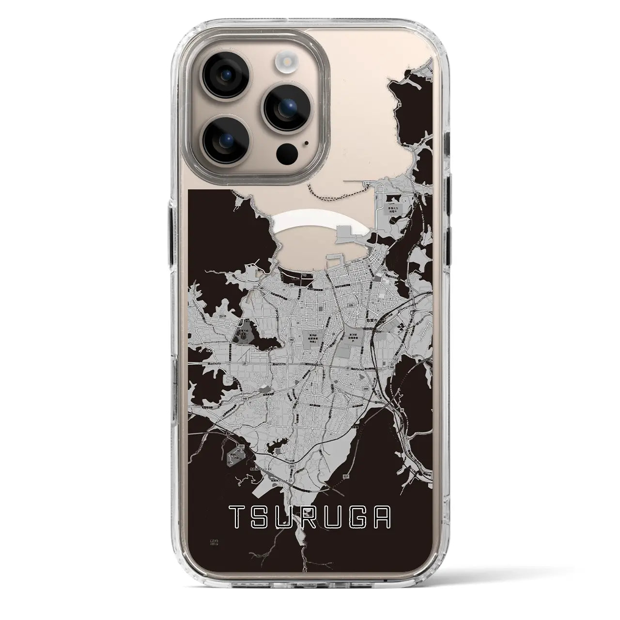 【敦賀(福井県)】地図柄iPhoneケース(MagSafeタイプ)