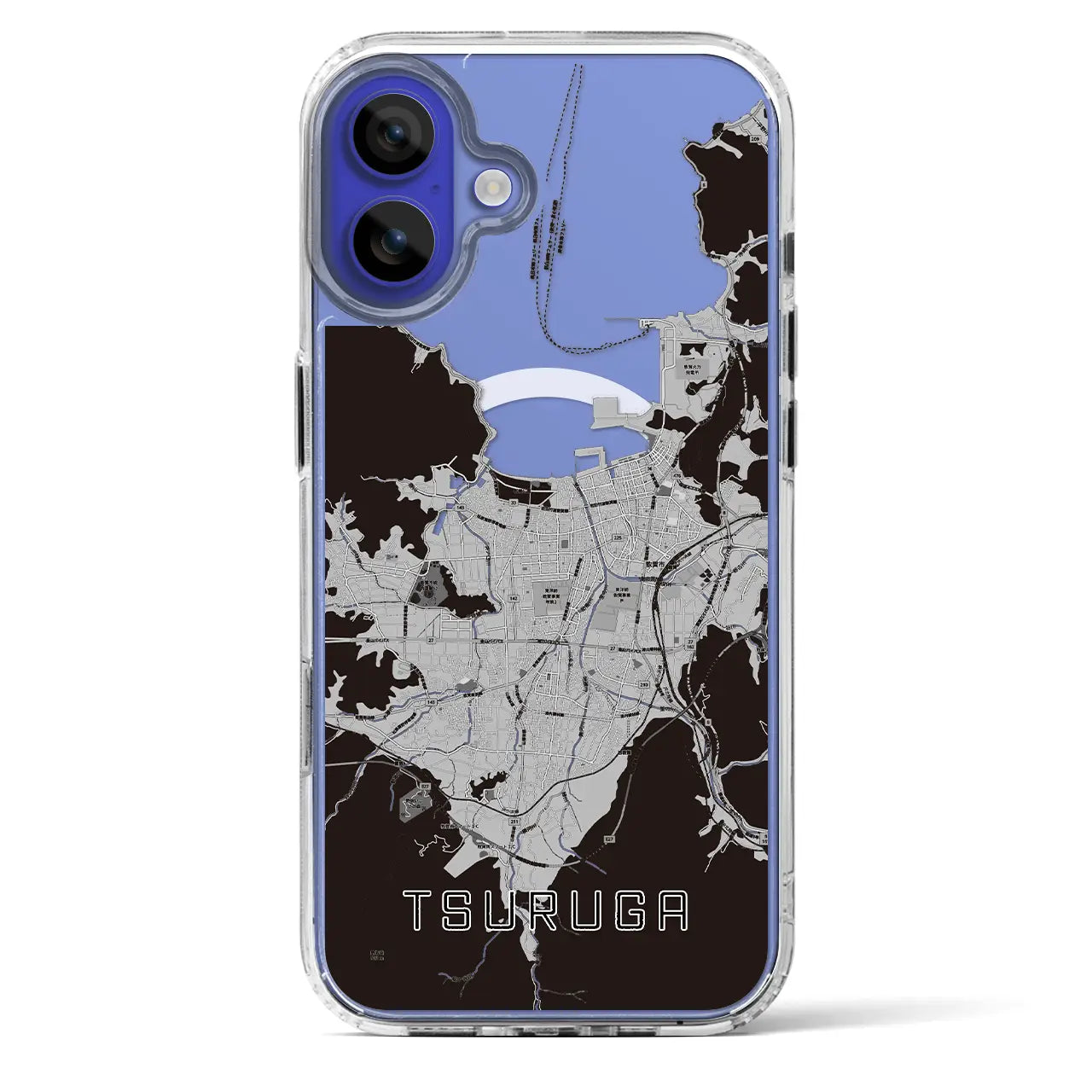 【敦賀(福井県)】地図柄iPhoneケース(MagSafeタイプ)