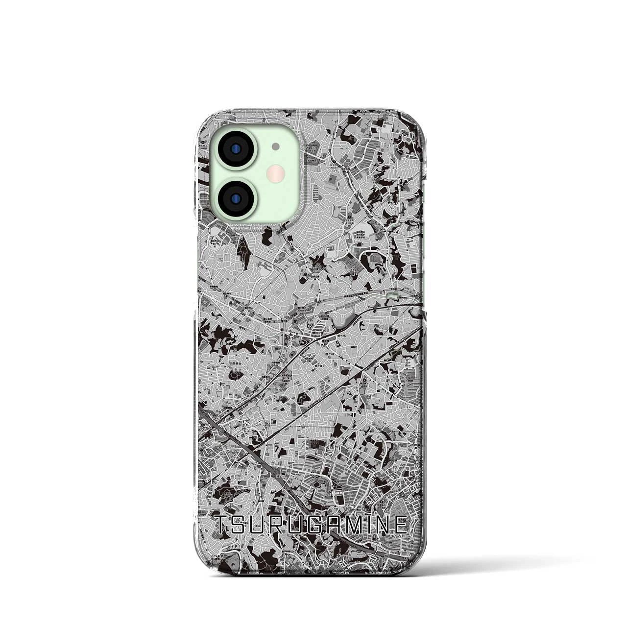 【鶴ヶ峰(神奈川県)】地図柄iPhoneケース(クリアタイプ)