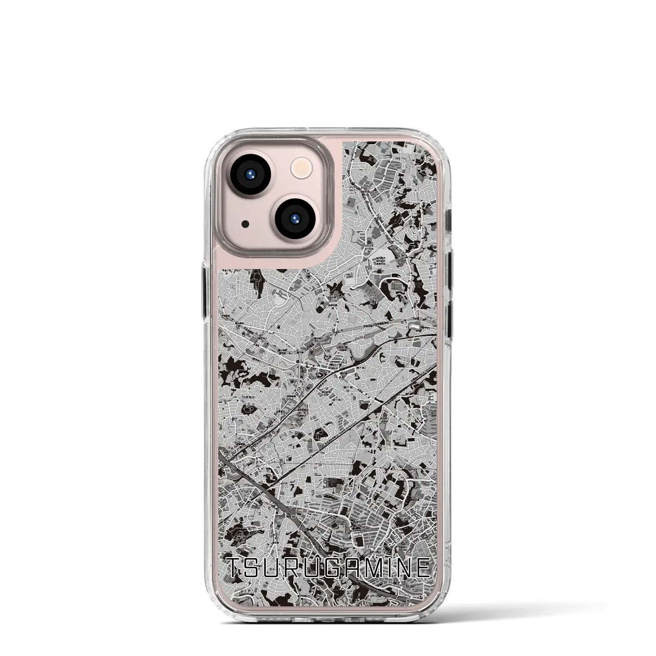 【鶴ヶ峰(神奈川県)】地図柄iPhoneケース(MagSafeタイプ)