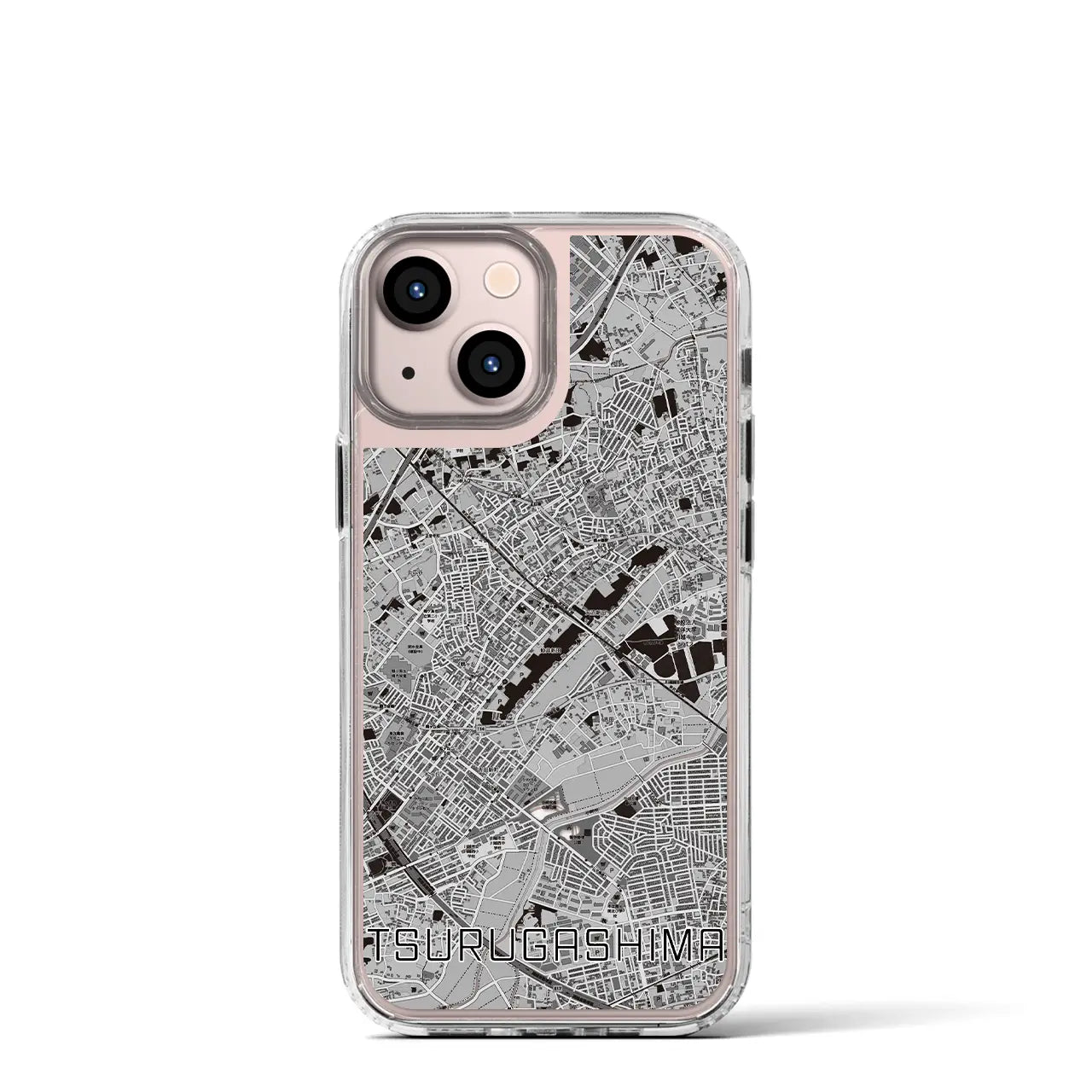 【鶴ヶ島(埼玉県)】地図柄iPhoneケース(MagSafeタイプ)