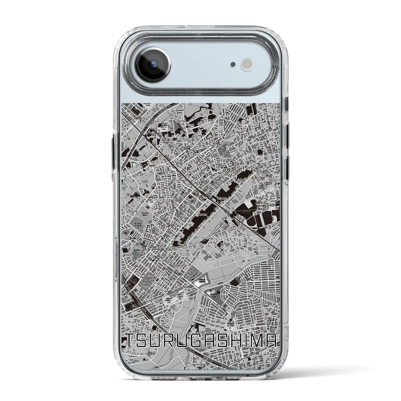 【鶴ヶ島(埼玉県)】地図柄iPhoneケース(MagSafeタイプ)