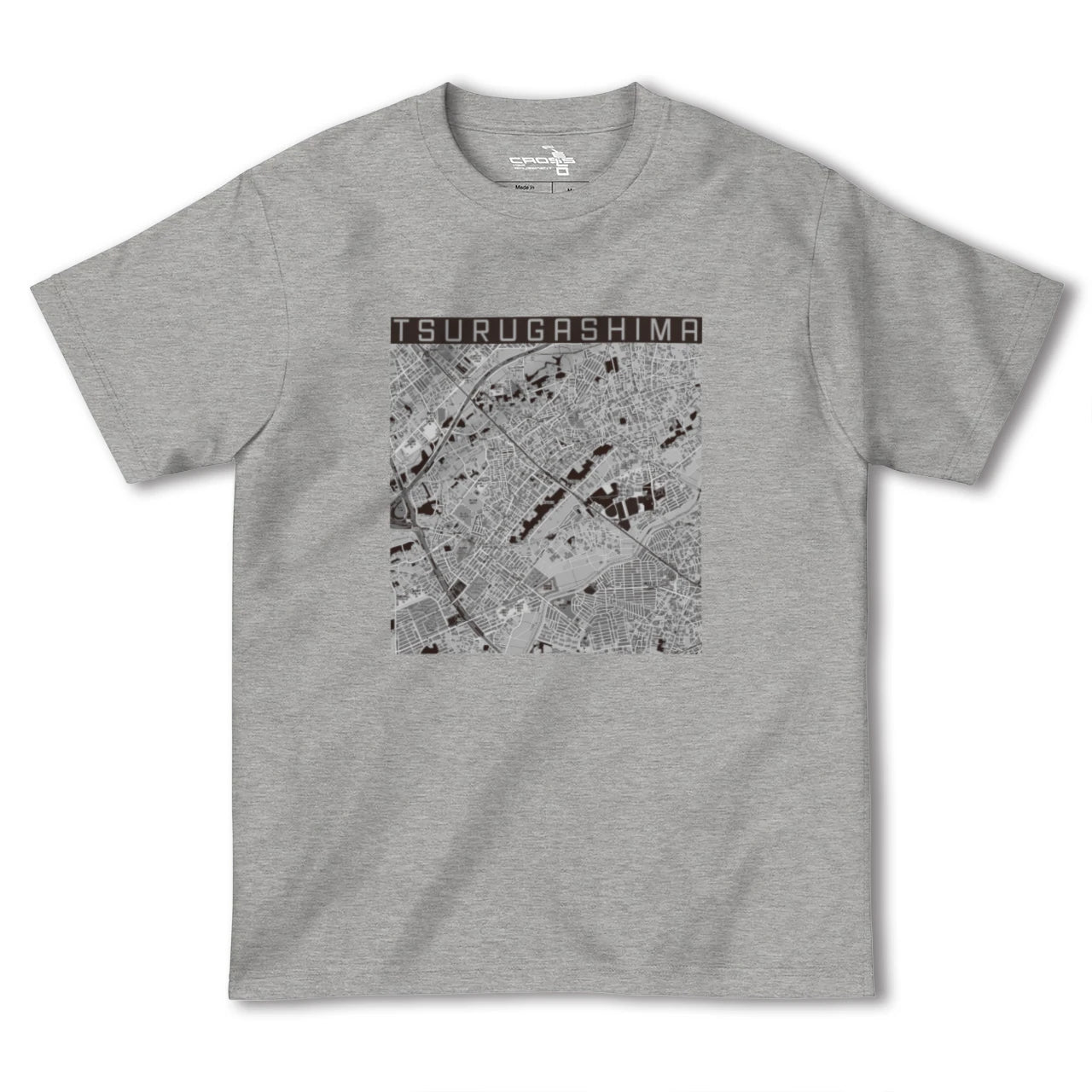 【鶴ヶ島(埼玉県)】地図柄ヘビーウェイトTシャツ