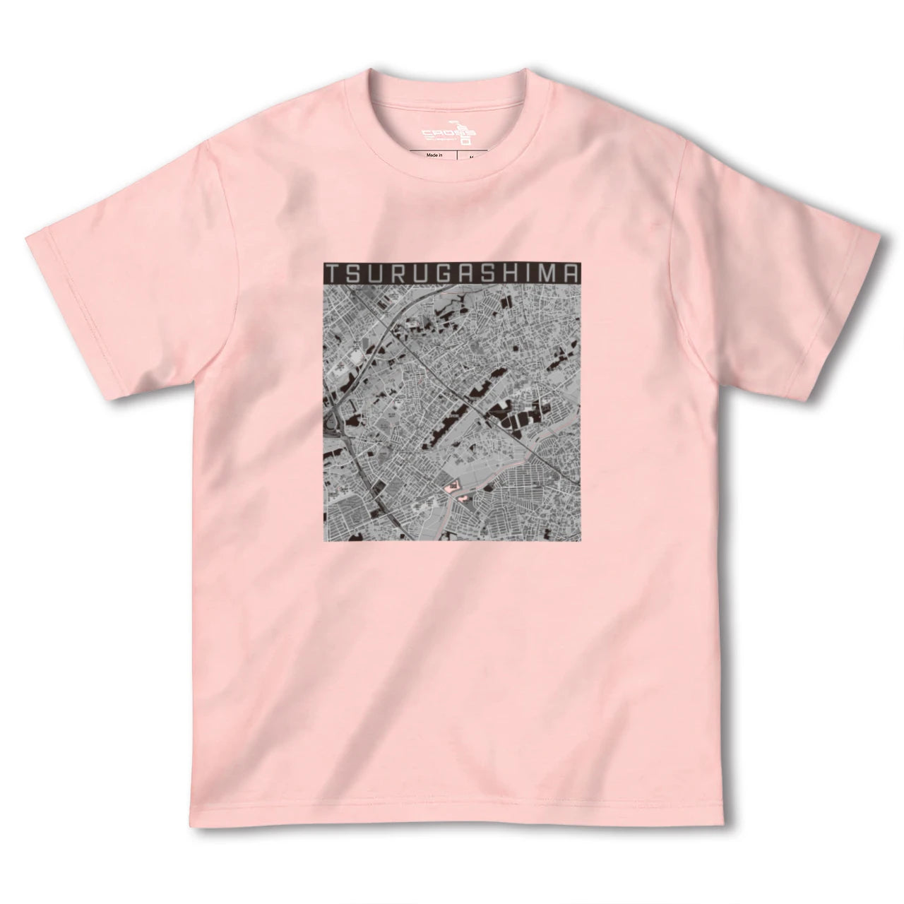 【鶴ヶ島(埼玉県)】地図柄ヘビーウェイトTシャツ