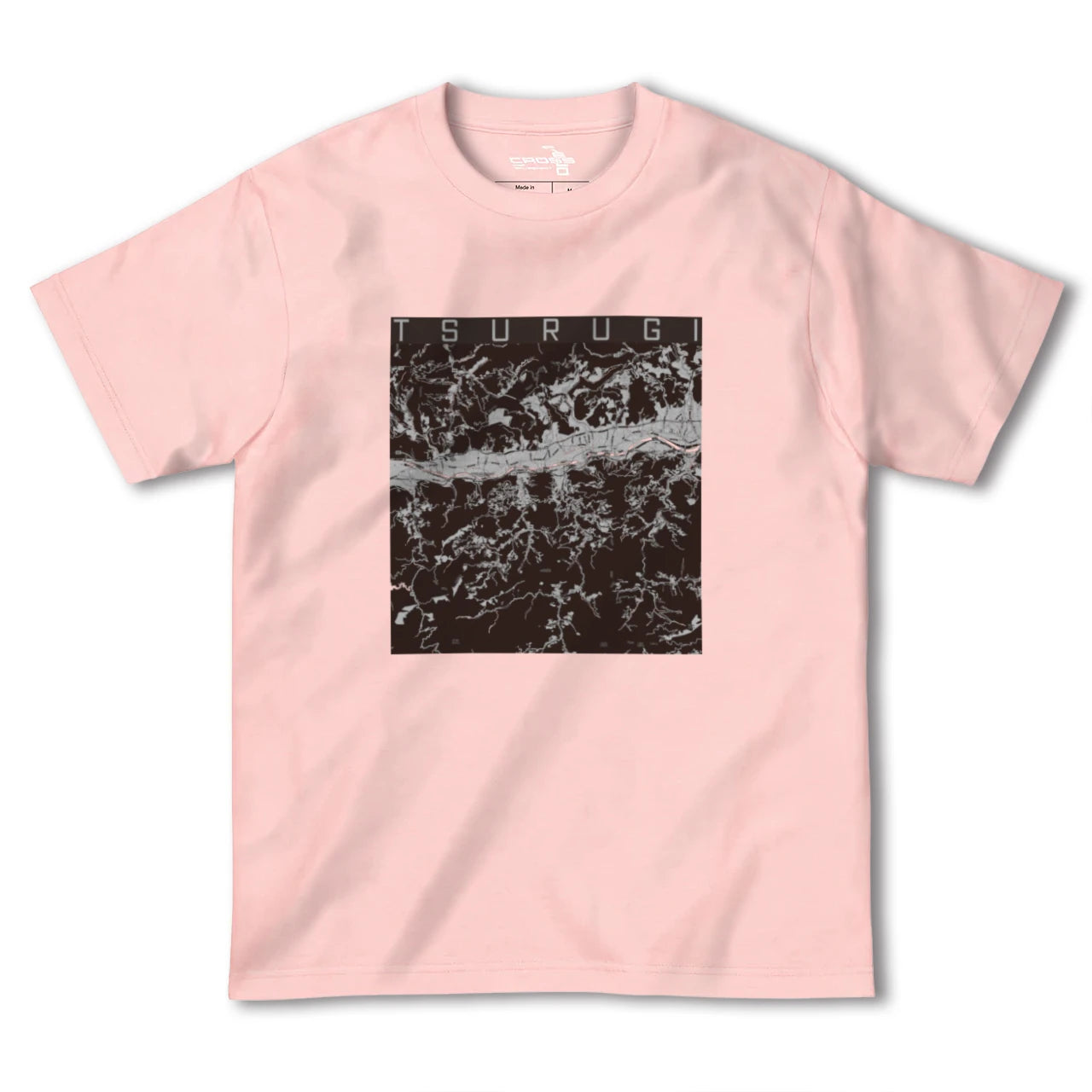 【つるぎ(徳島県)】地図柄ヘビーウェイトTシャツ