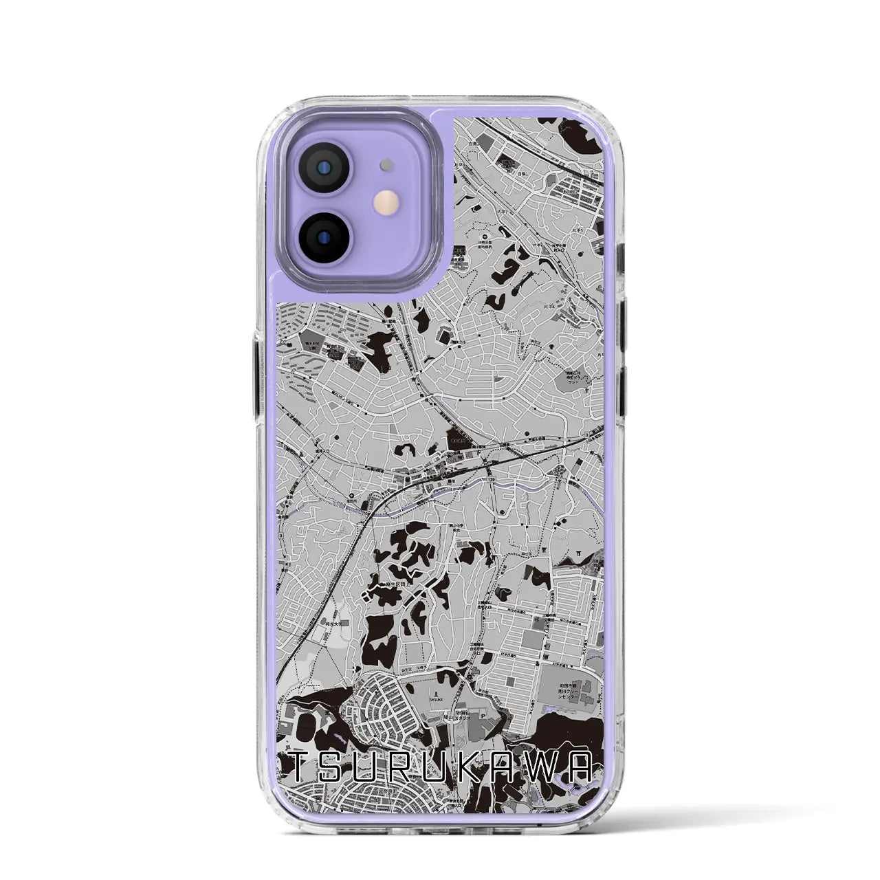 【鶴川(東京都)】地図柄iPhoneケース(MagSafeタイプ)