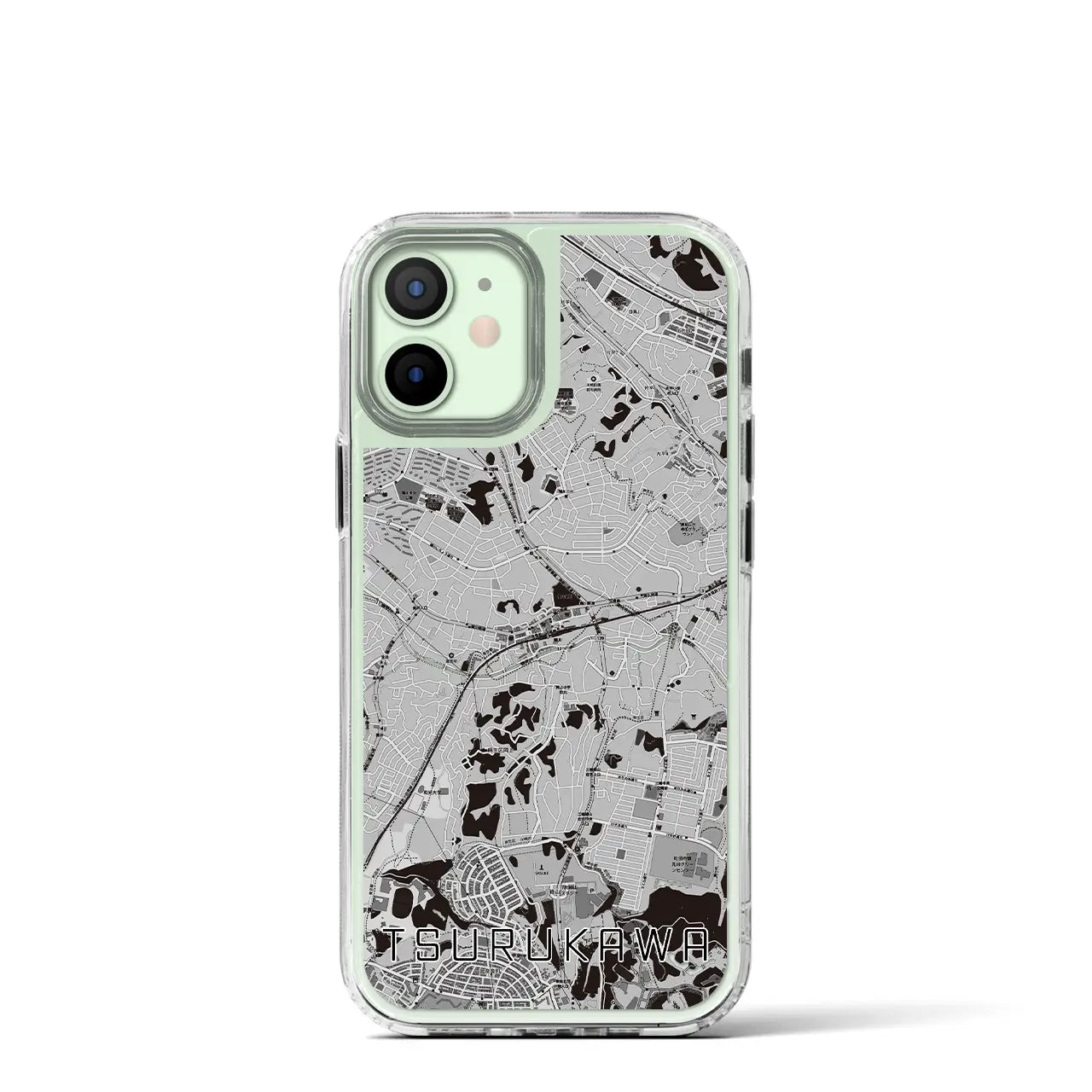 【鶴川(東京都)】地図柄iPhoneケース(MagSafeタイプ)