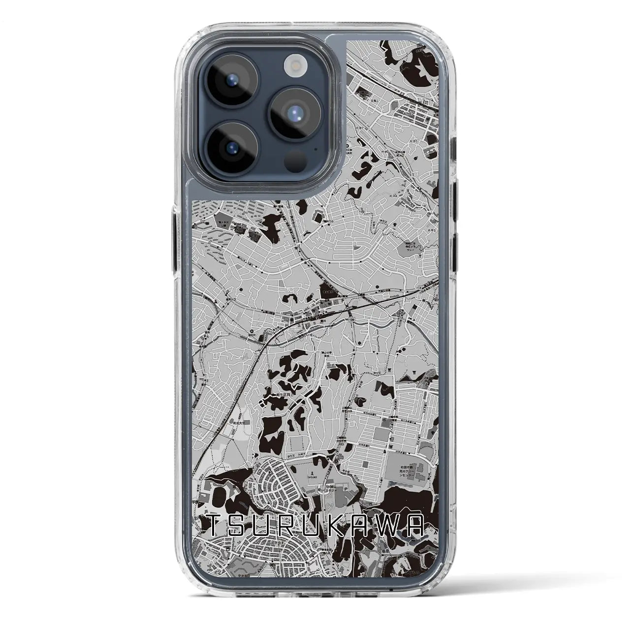 【鶴川(東京都)】地図柄iPhoneケース(MagSafeタイプ)