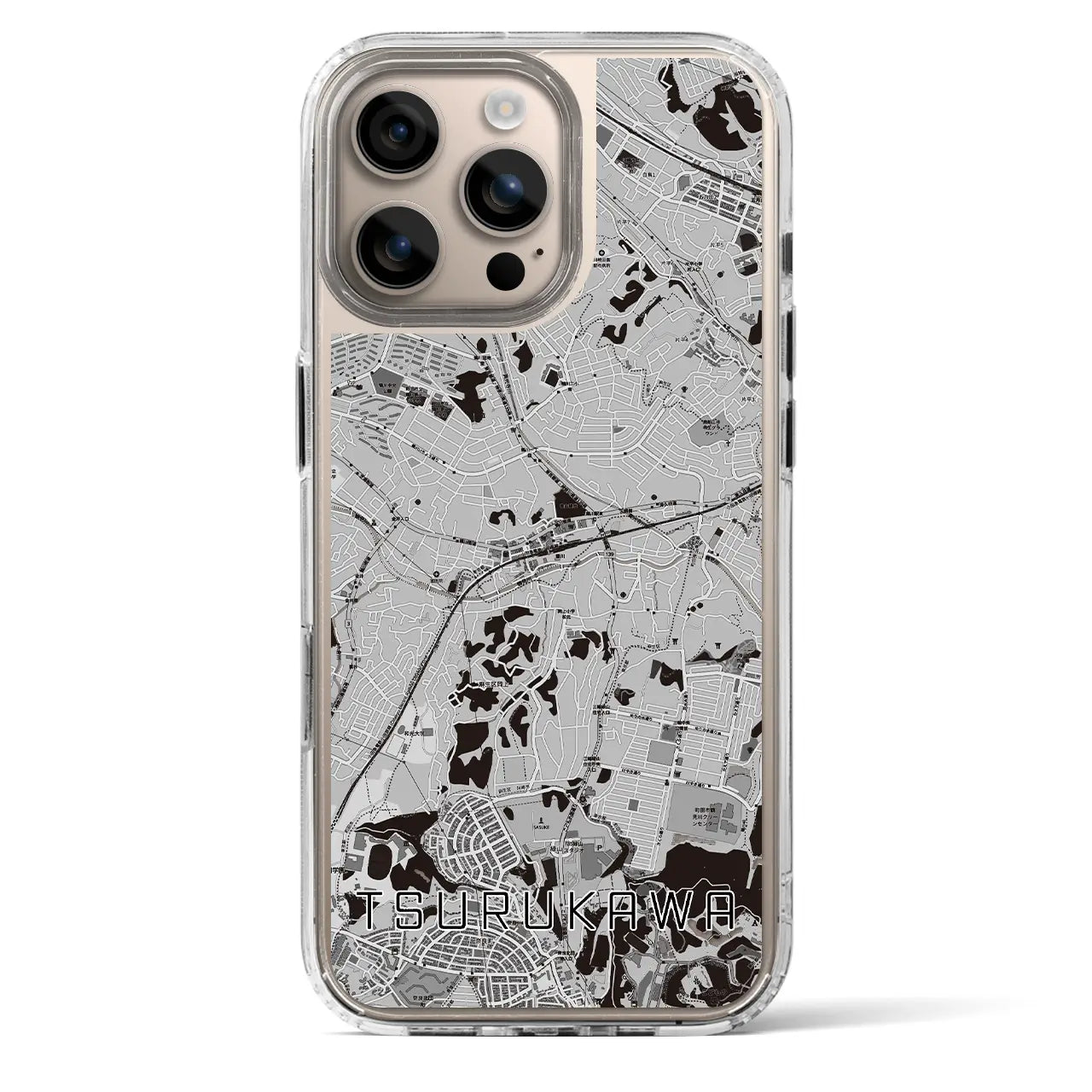 【鶴川(東京都)】地図柄iPhoneケース(MagSafeタイプ)