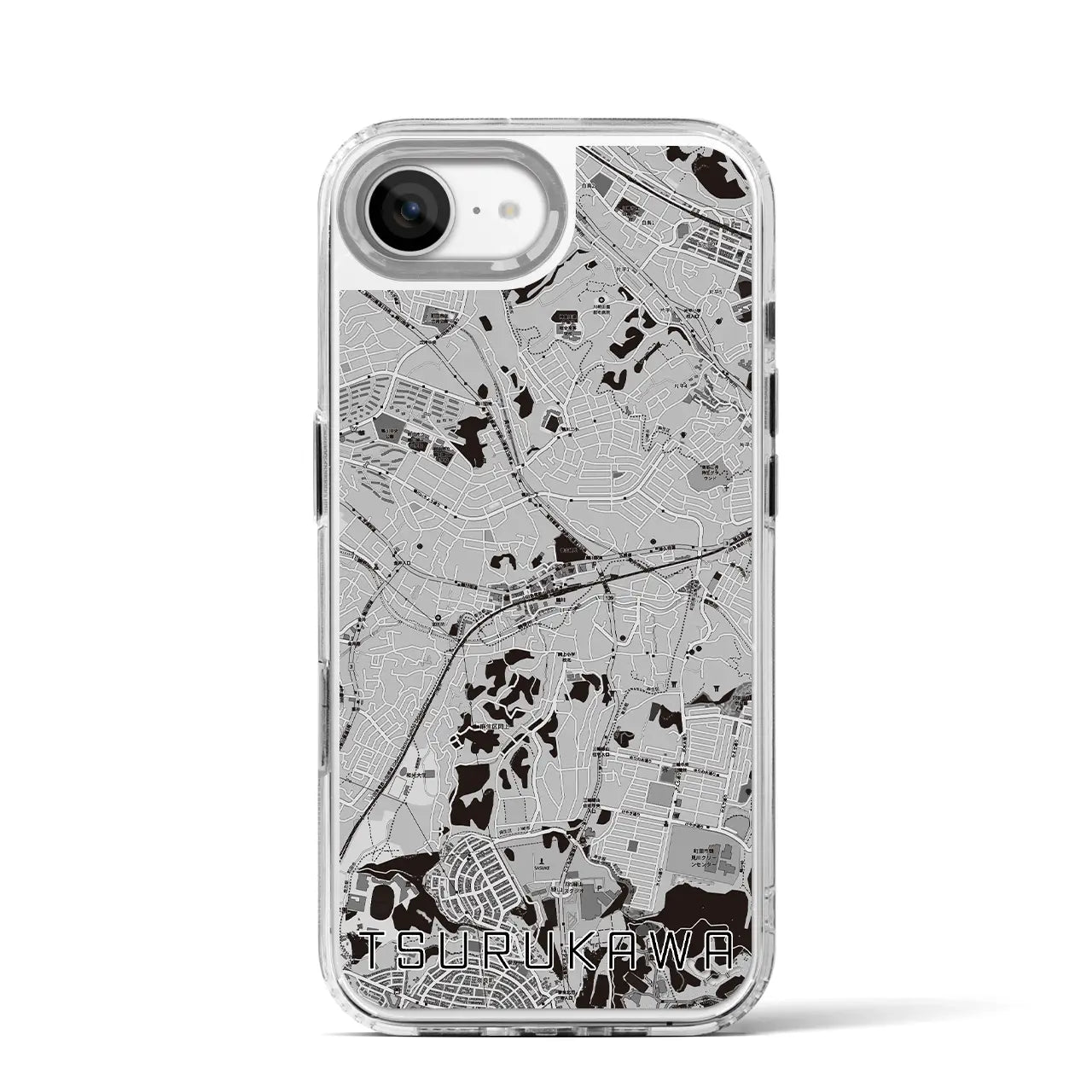 【鶴川(東京都)】地図柄iPhoneケース(MagSafeタイプ)