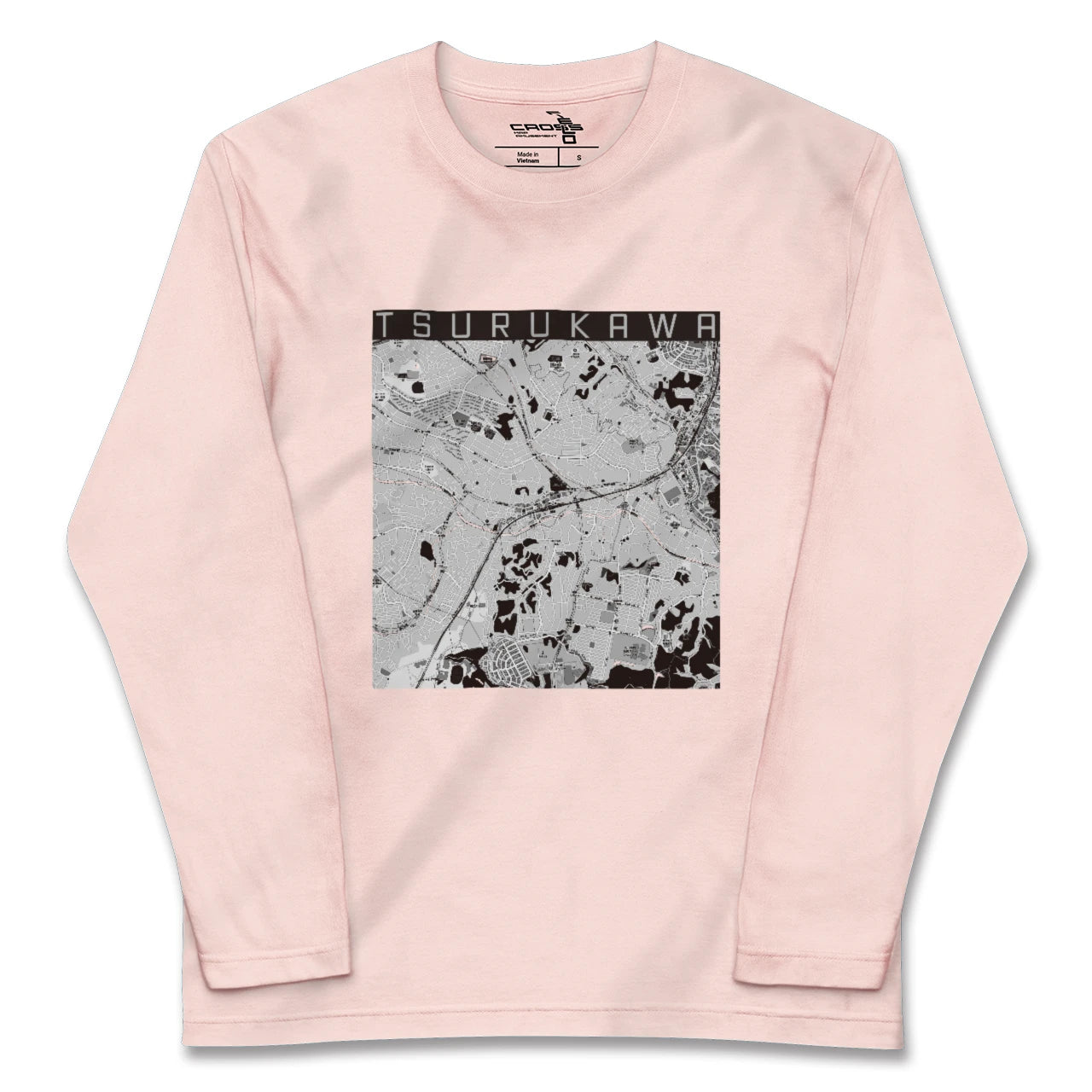 【鶴川(東京都)】地図柄ロングスリーブTシャツ