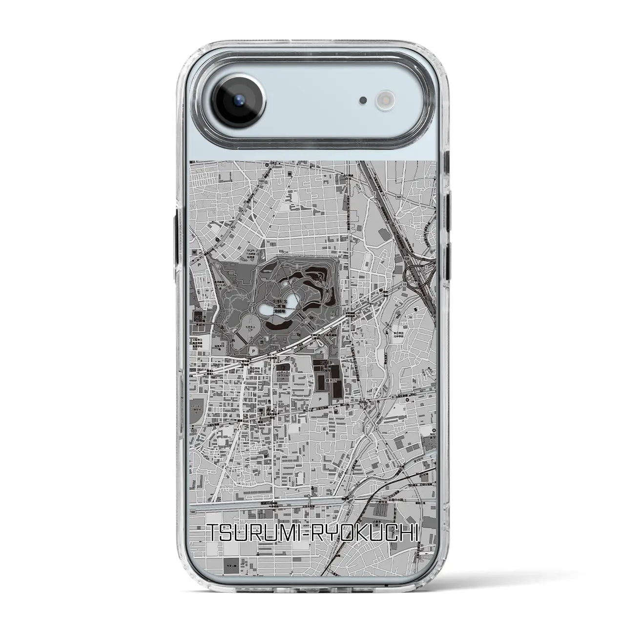 【鶴見緑地(大阪府)】地図柄iPhoneケース(MagSafeタイプ)