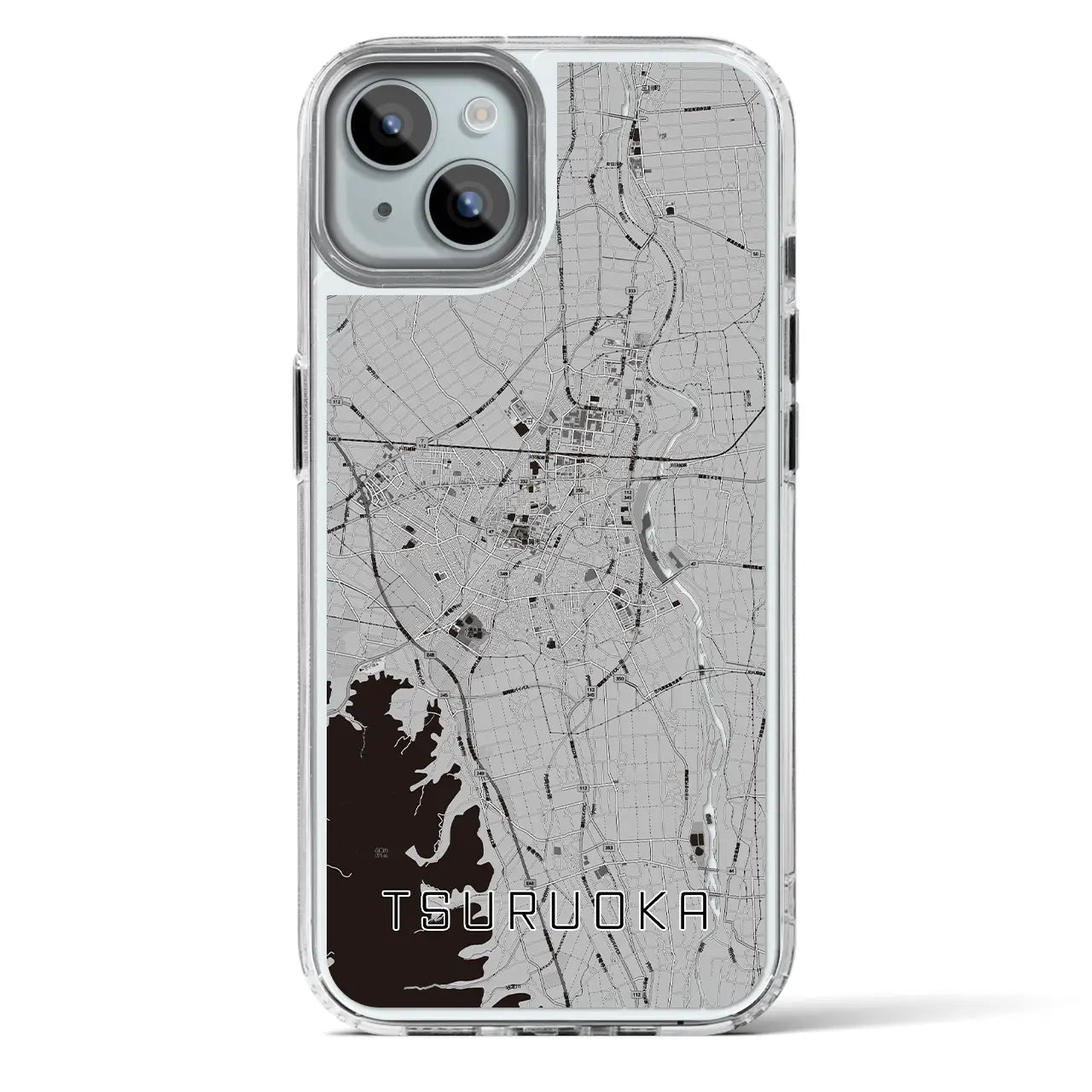 【鶴岡(山形県)】地図柄iPhoneケース(MagSafeタイプ)
