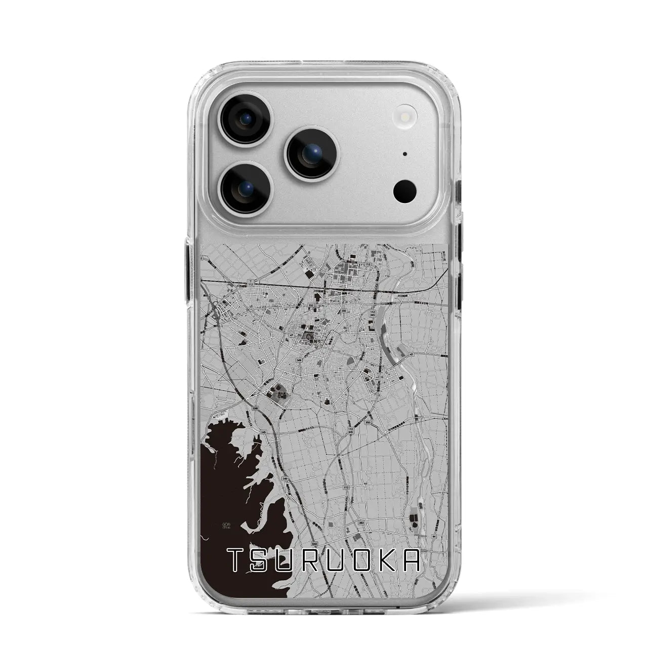 【鶴岡(山形県)】地図柄iPhoneケース(MagSafeタイプ)