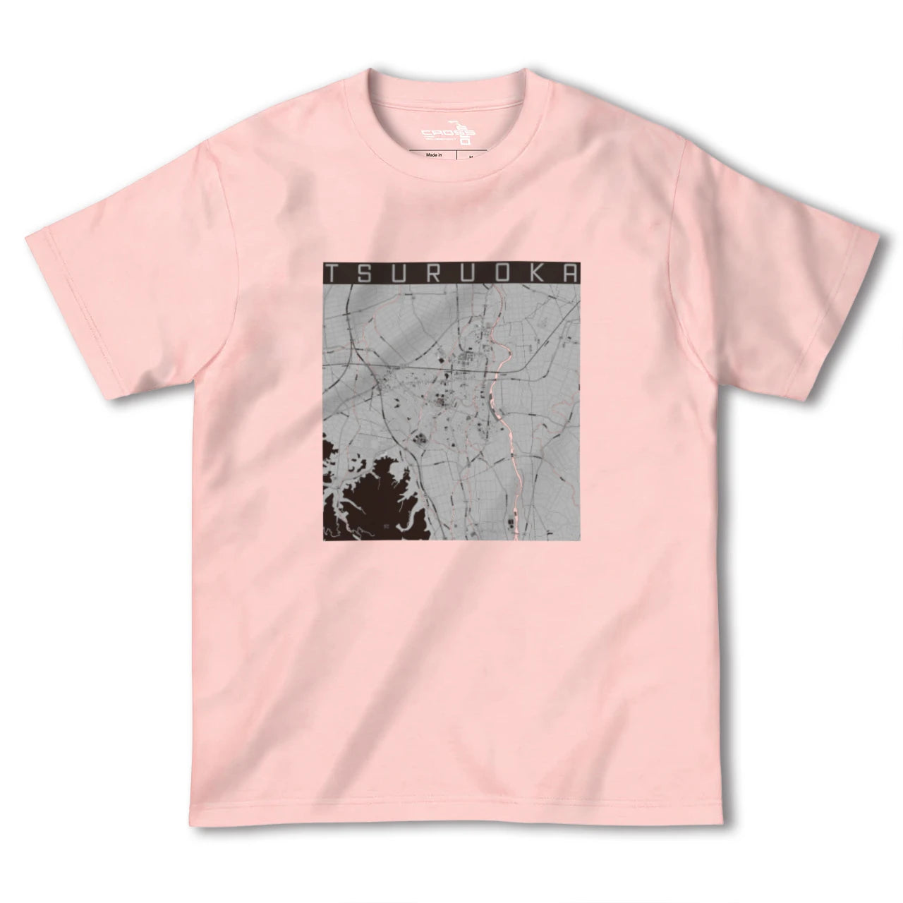 【鶴岡(山形県)】地図柄ヘビーウェイトTシャツ