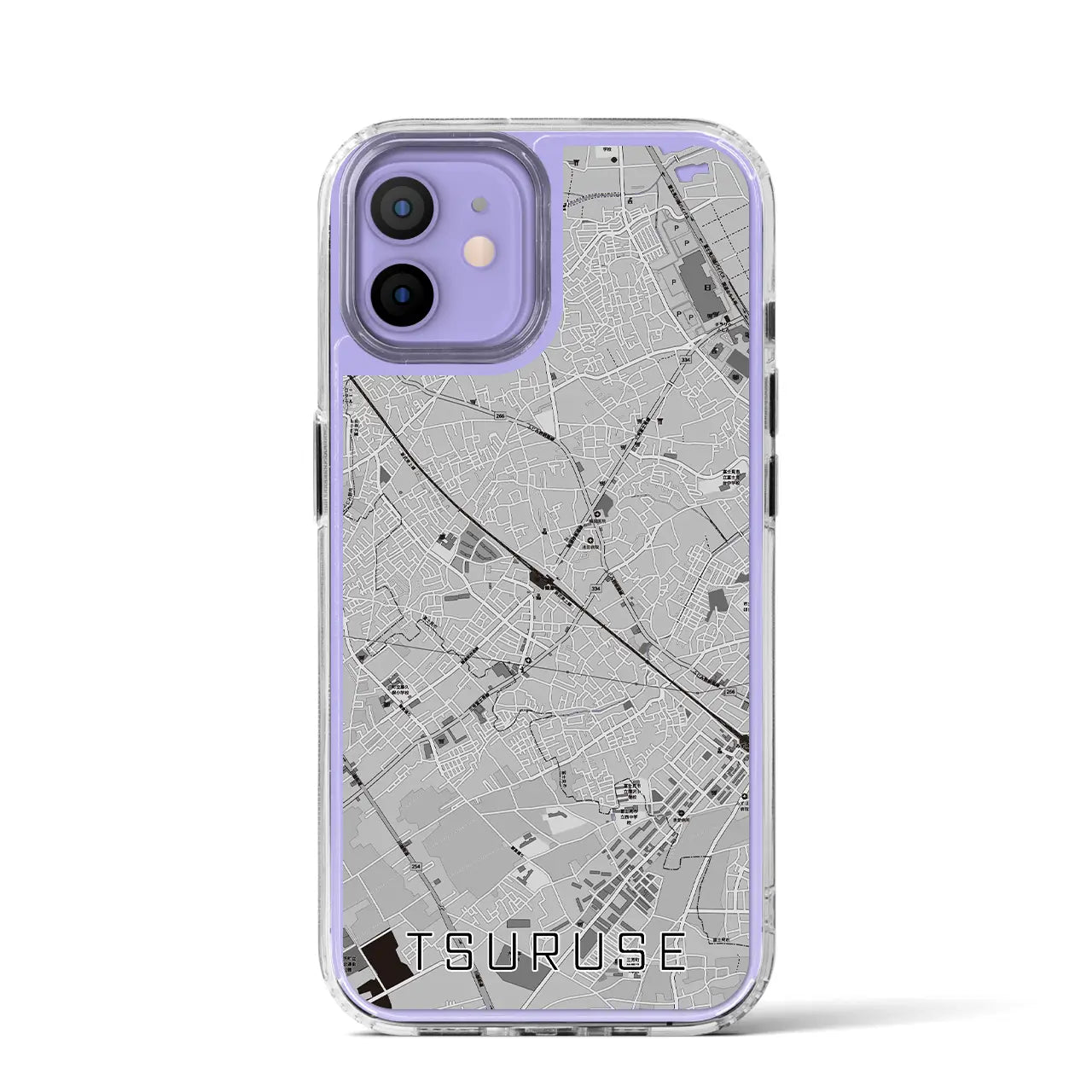 【鶴瀬(埼玉県)】地図柄iPhoneケース(MagSafeタイプ)