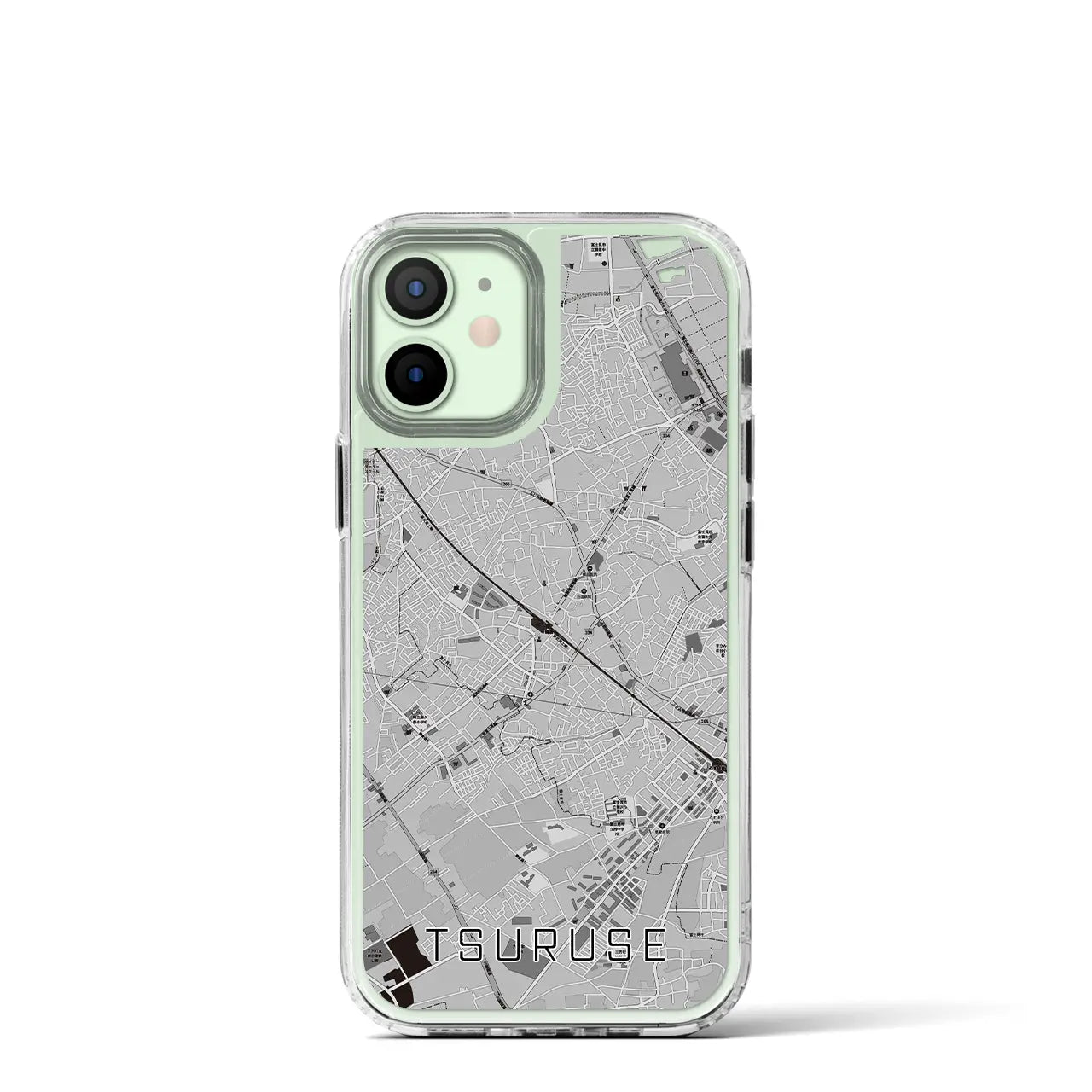 【鶴瀬(埼玉県)】地図柄iPhoneケース(MagSafeタイプ)