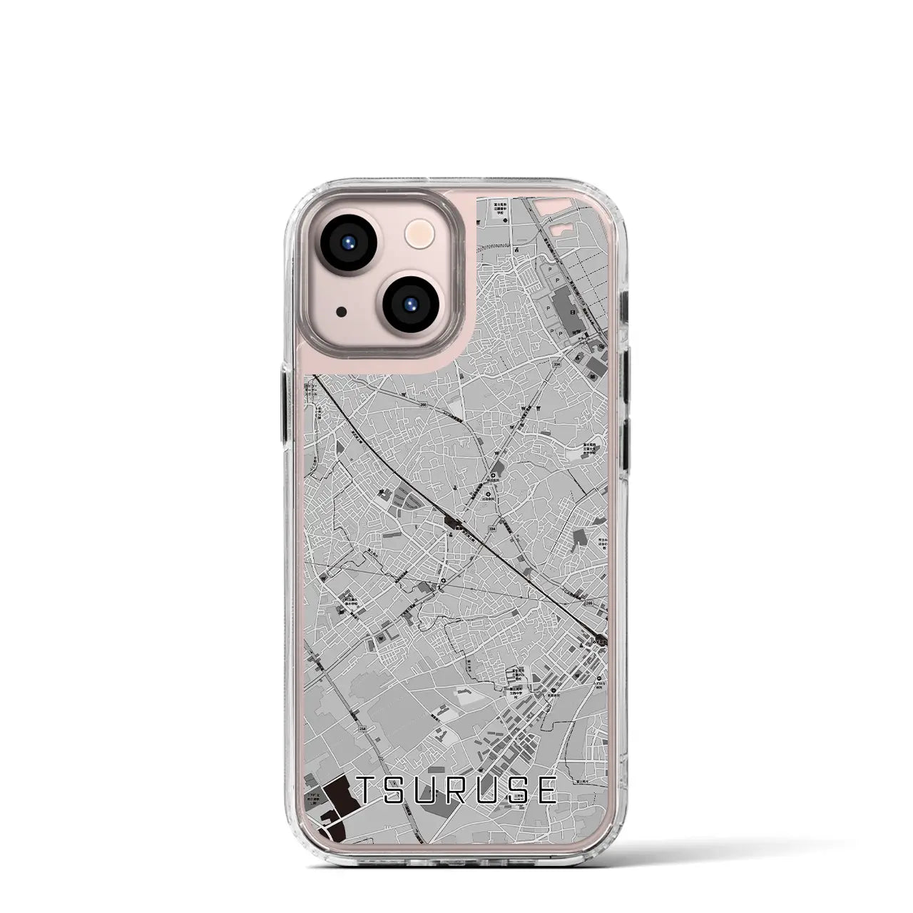 【鶴瀬(埼玉県)】地図柄iPhoneケース(MagSafeタイプ)