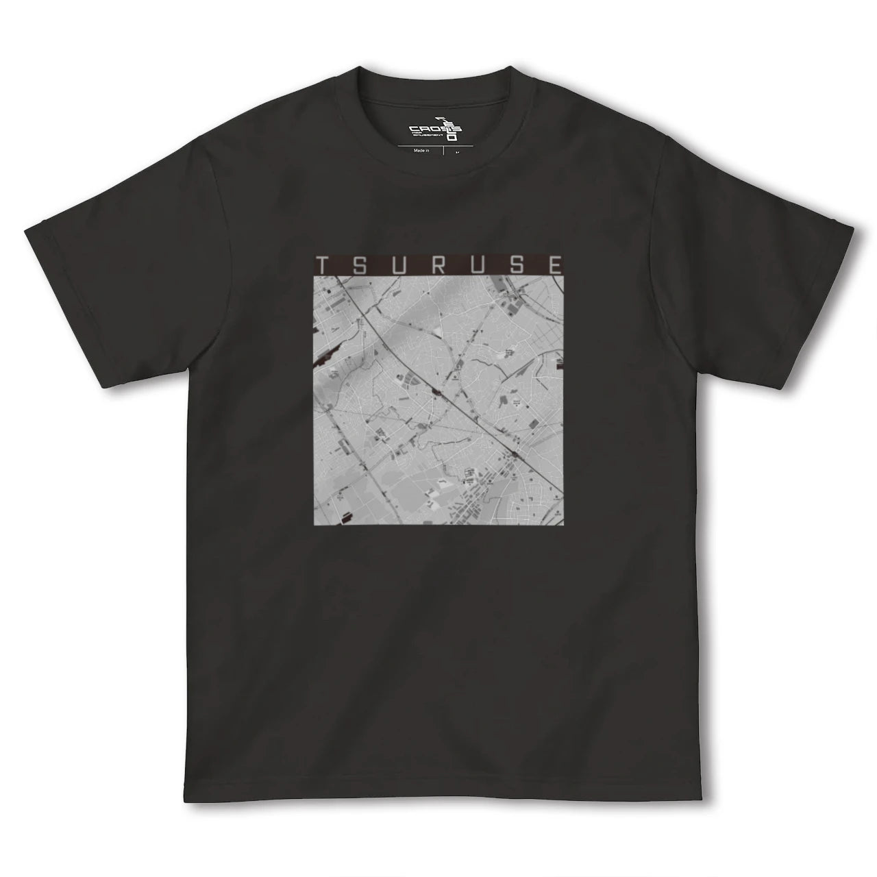 【鶴瀬(埼玉県)】地図柄ヘビーウェイトTシャツ