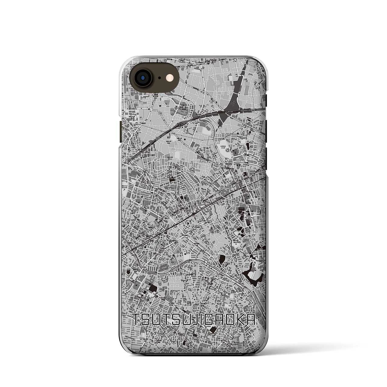 【つつじヶ丘(東京都)】地図柄iPhoneケース(クリアタイプ)