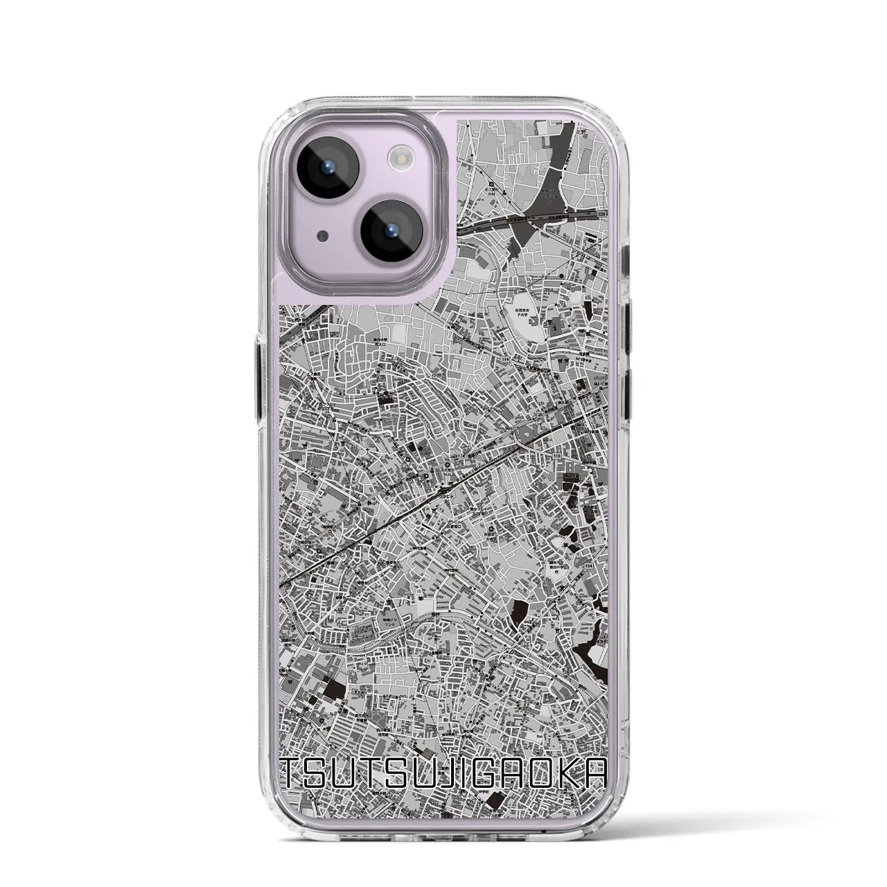 【つつじヶ丘(東京都)】地図柄iPhoneケース(MagSafeタイプ)