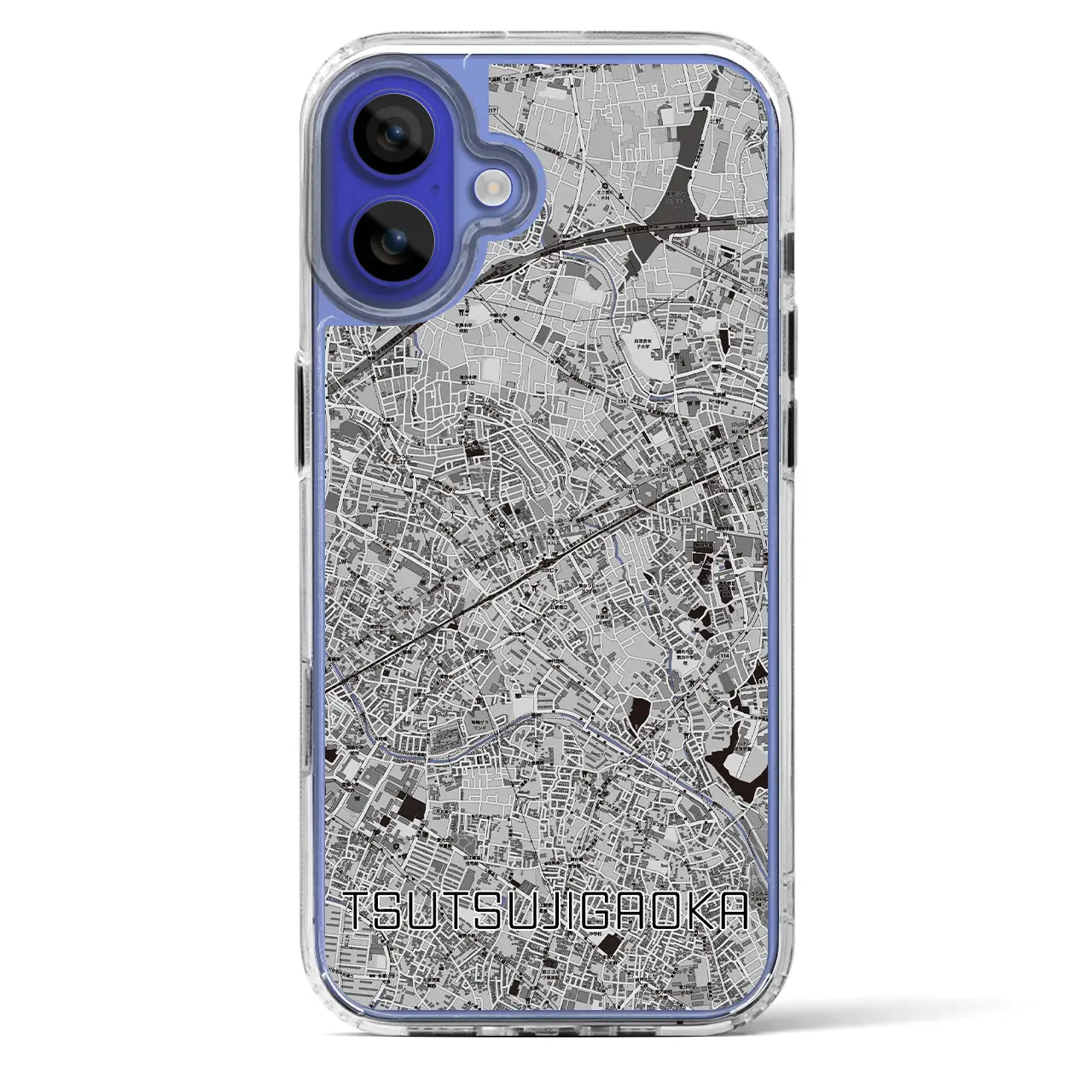 【つつじヶ丘(東京都)】地図柄iPhoneケース(MagSafeタイプ)