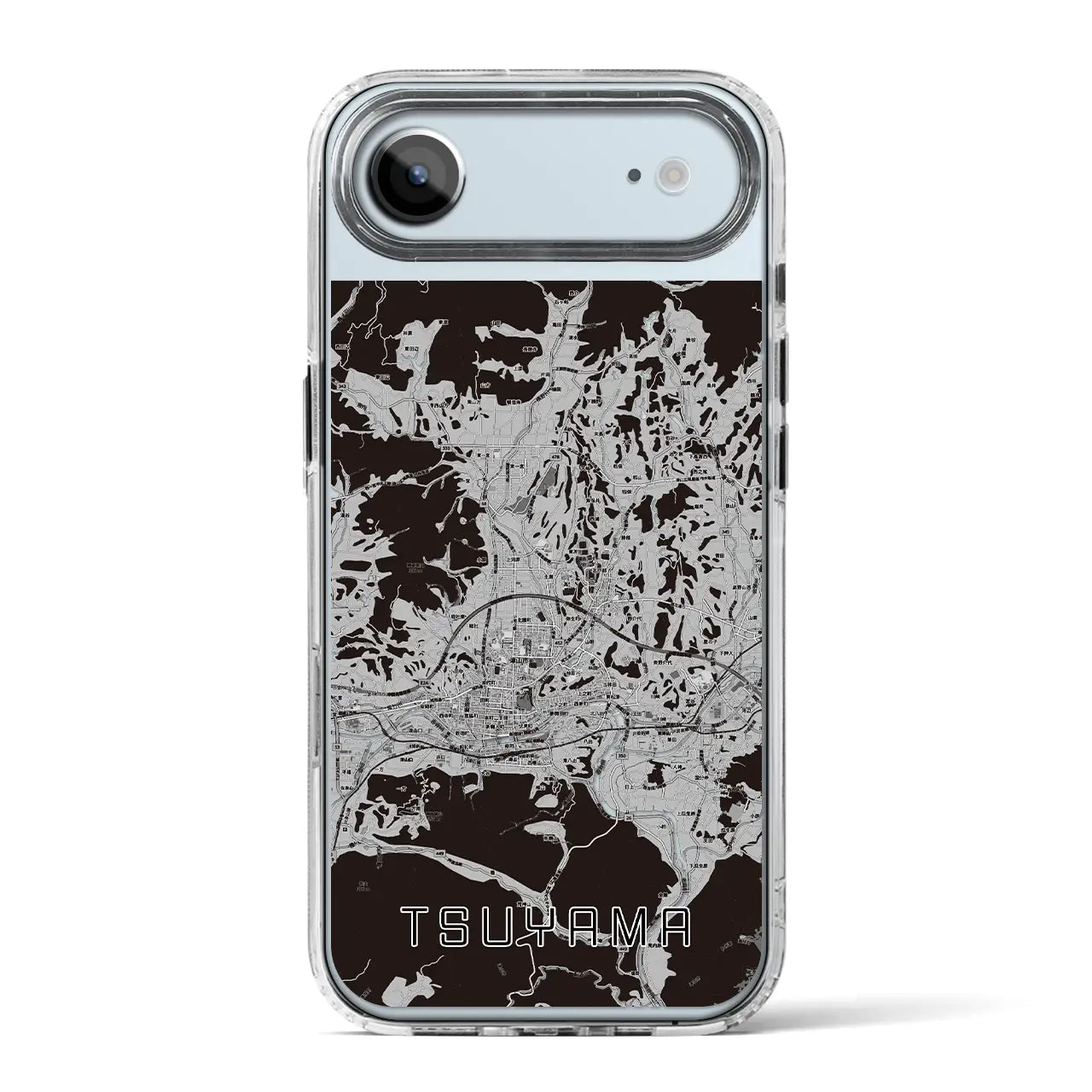 【津山(岡山県)】地図柄iPhoneケース(MagSafeタイプ)