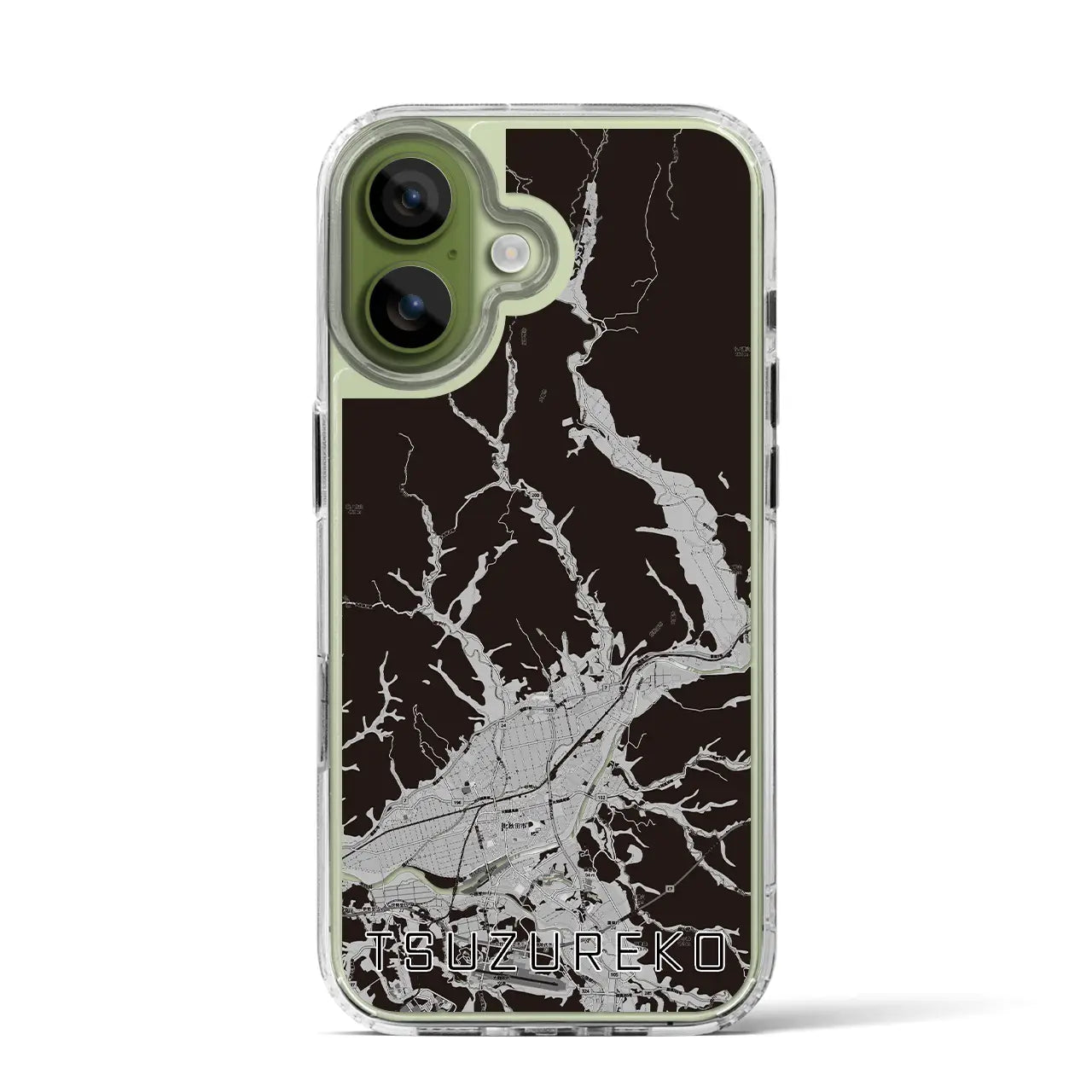 【綴子(秋田県)】地図柄iPhoneケース(MagSafeタイプ)