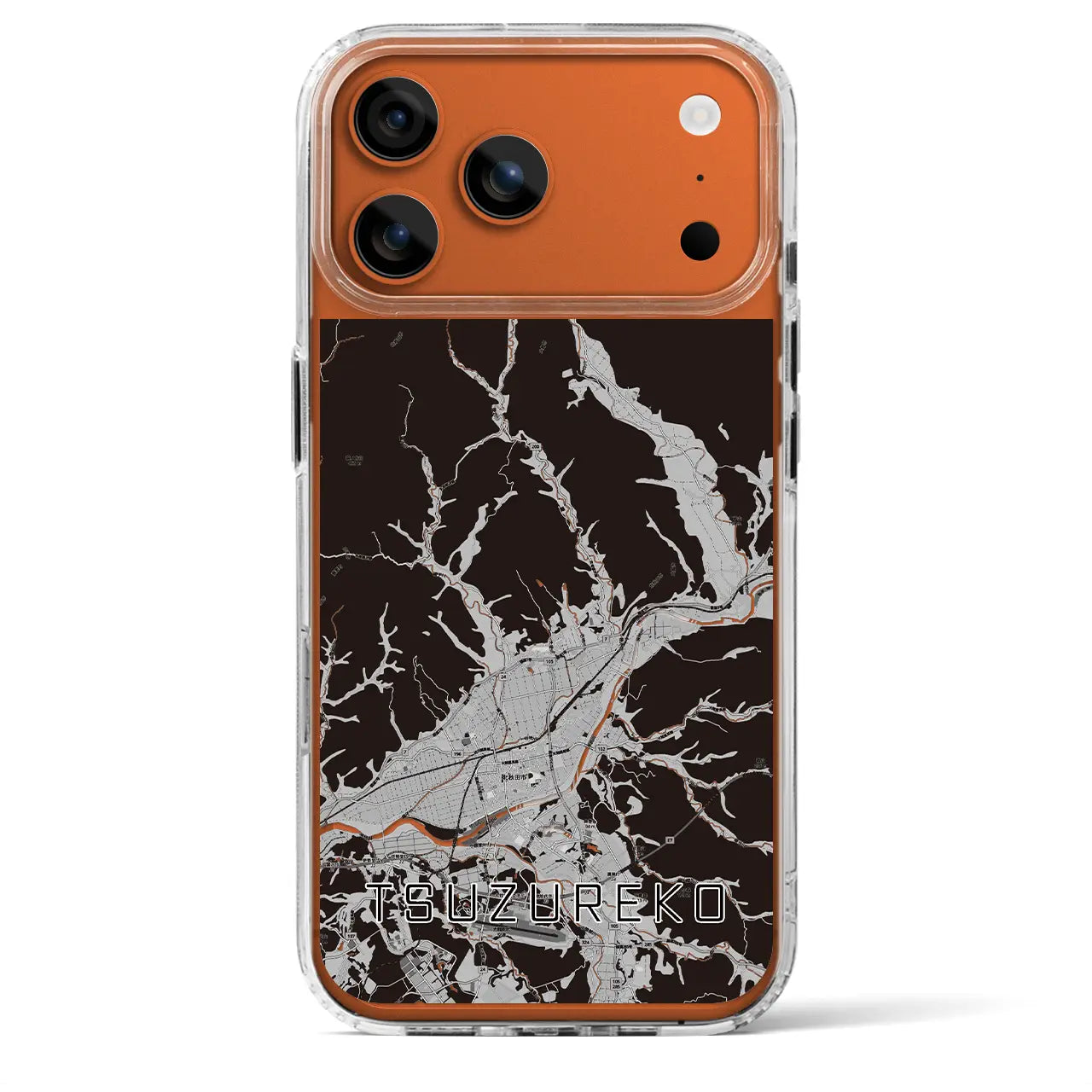 【綴子(秋田県)】地図柄iPhoneケース(MagSafeタイプ)