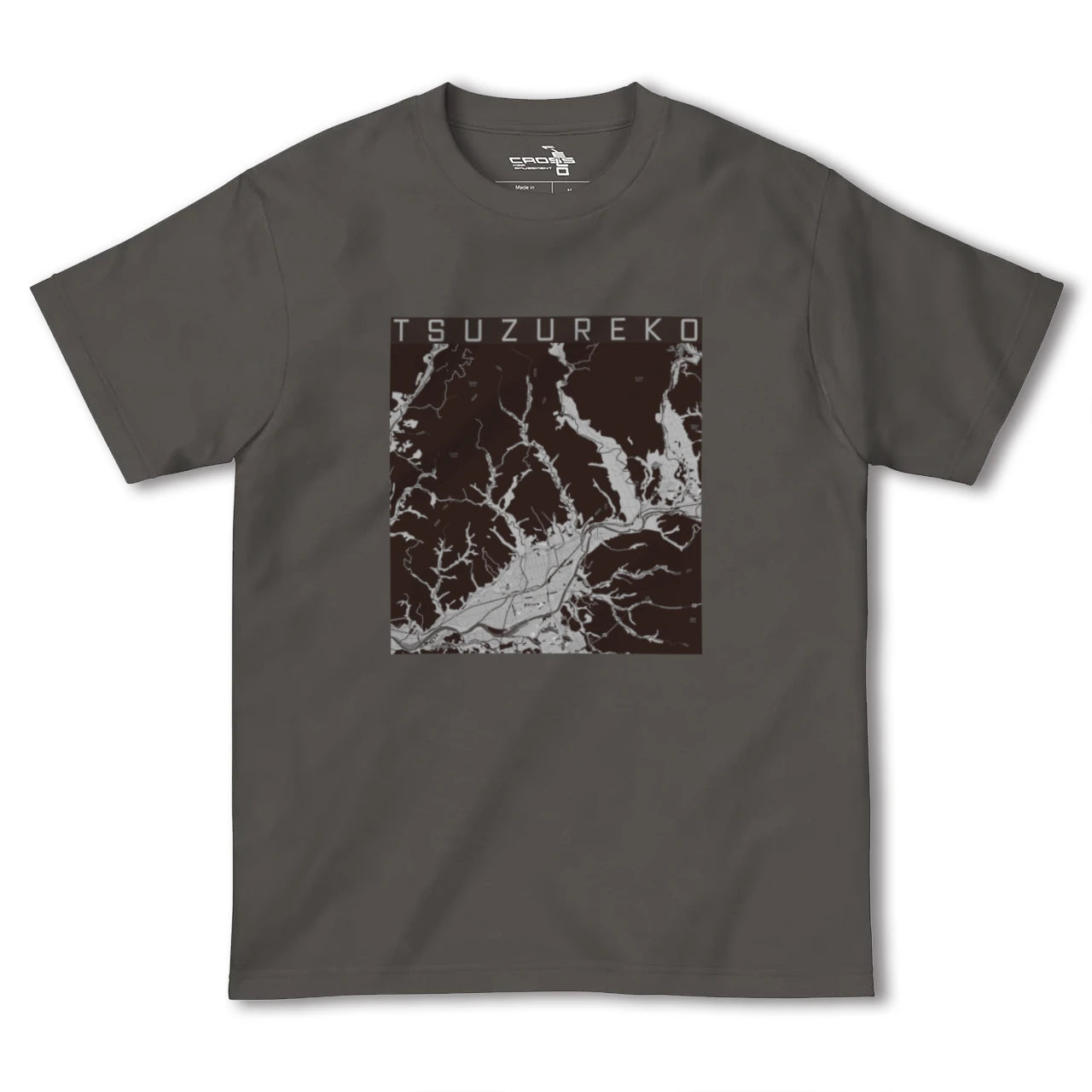 【綴子(秋田県)】地図柄ヘビーウェイトTシャツ