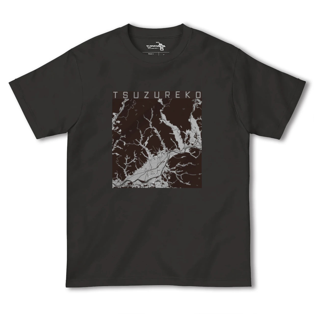 【綴子(秋田県)】地図柄ヘビーウェイトTシャツ