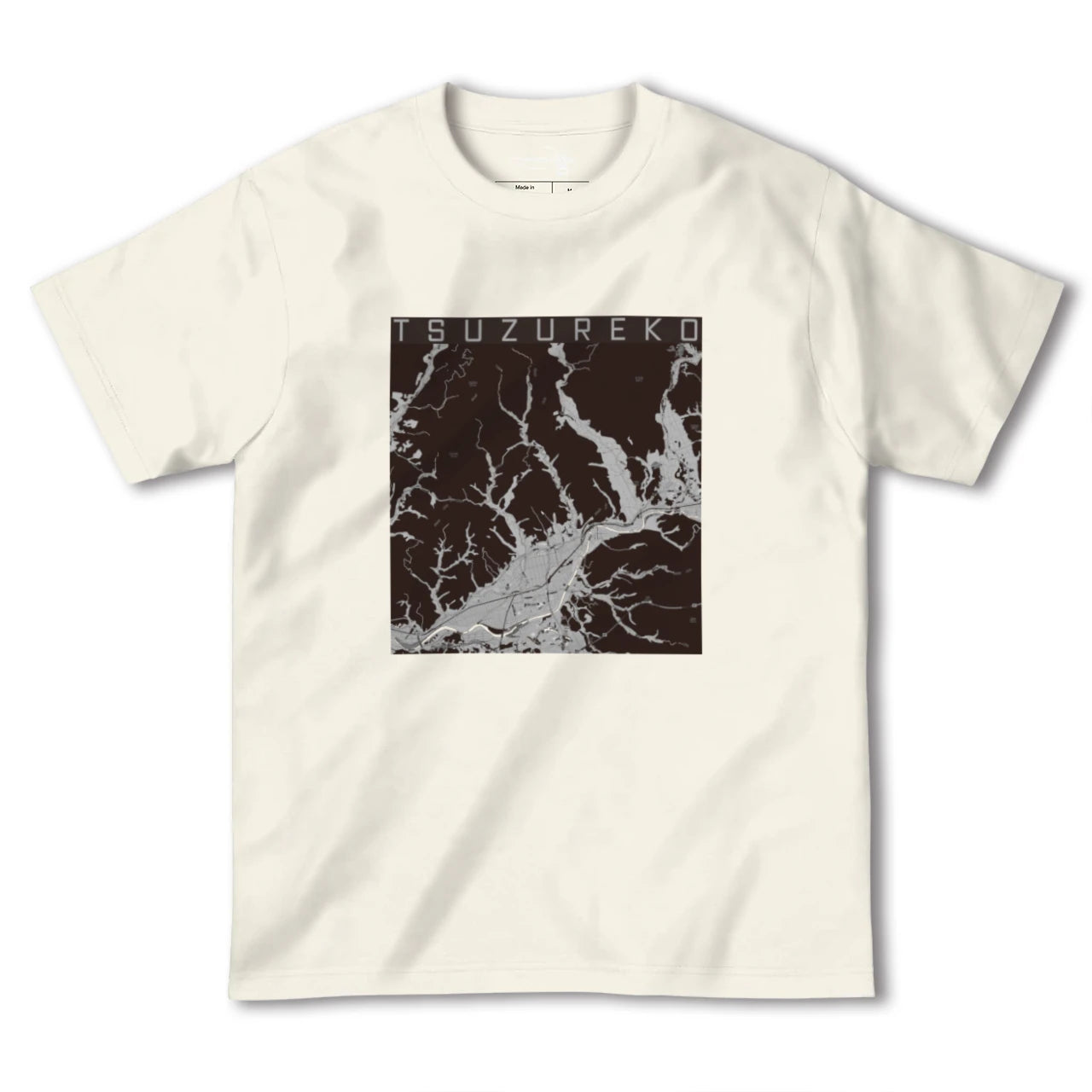 【綴子(秋田県)】地図柄ヘビーウェイトTシャツ