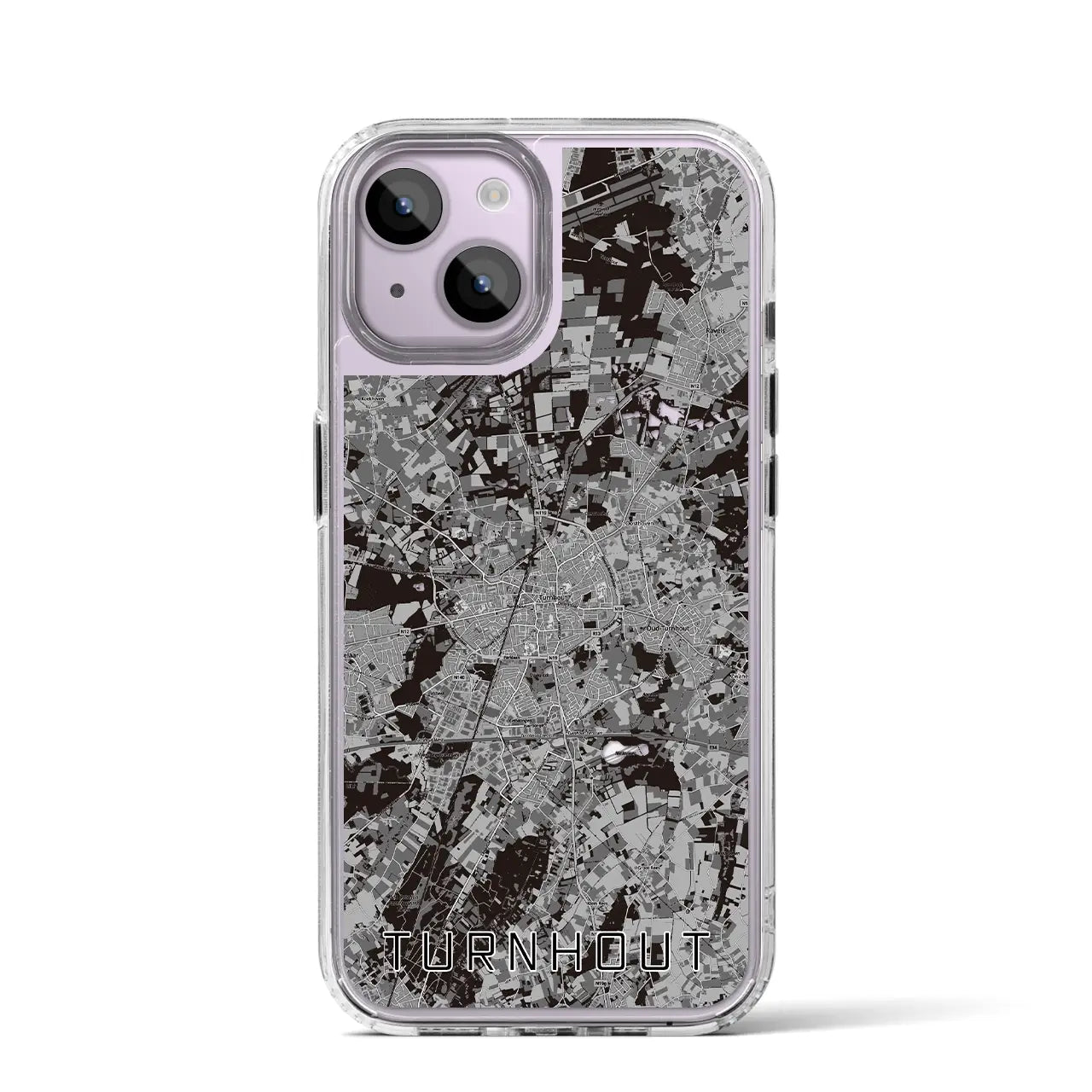 【トゥルンハウト(ベルギー)】地図柄iPhoneケース(MagSafeタイプ)