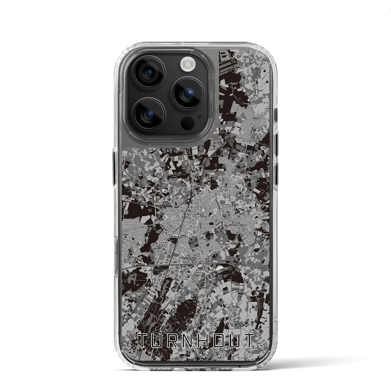 【トゥルンハウト(ベルギー)】地図柄iPhoneケース(MagSafeタイプ)
