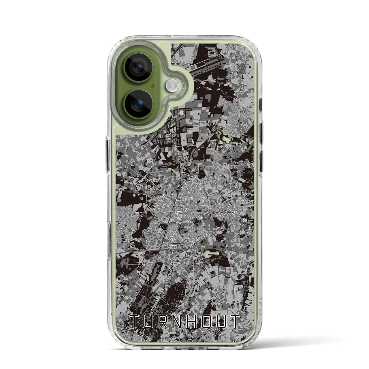 【トゥルンハウト(ベルギー)】地図柄iPhoneケース(MagSafeタイプ)