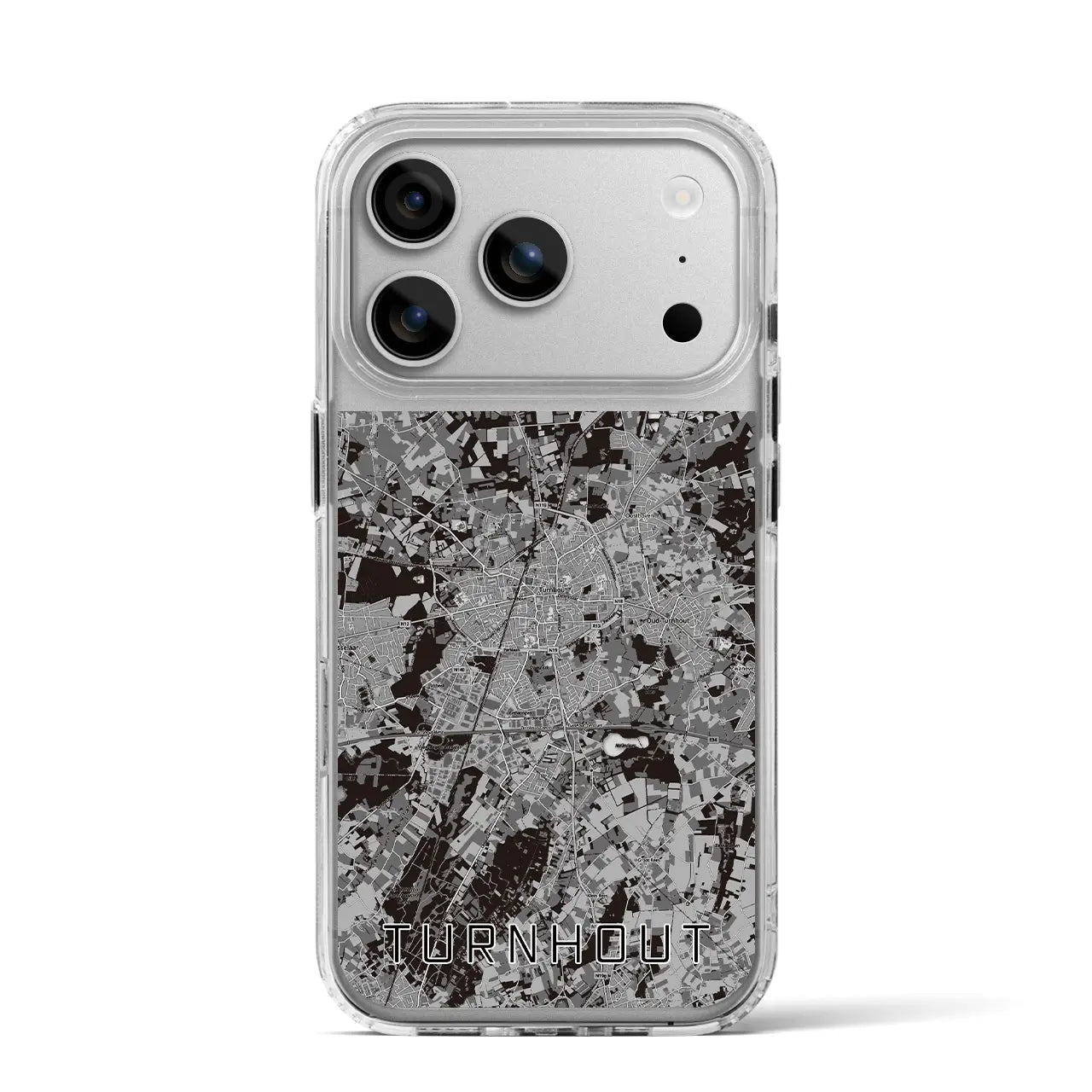 【トゥルンハウト(ベルギー)】地図柄iPhoneケース(MagSafeタイプ)