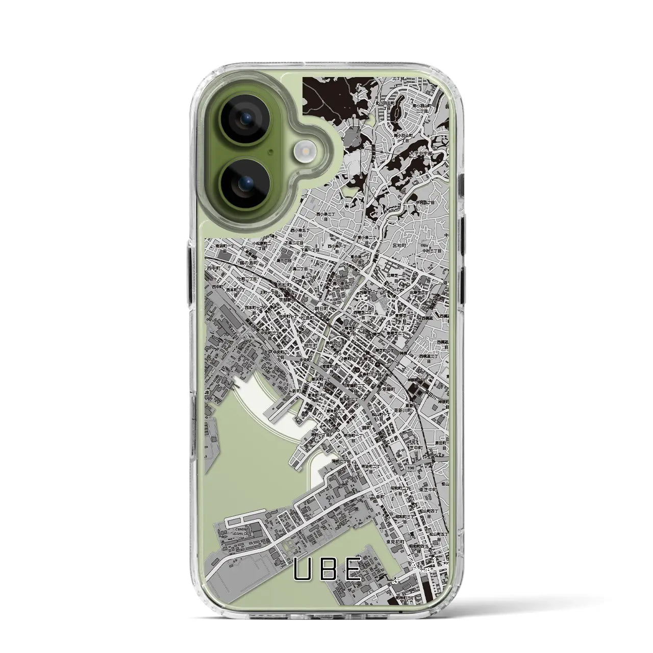 【宇部2(山口県)】地図柄iPhoneケース(MagSafeタイプ)