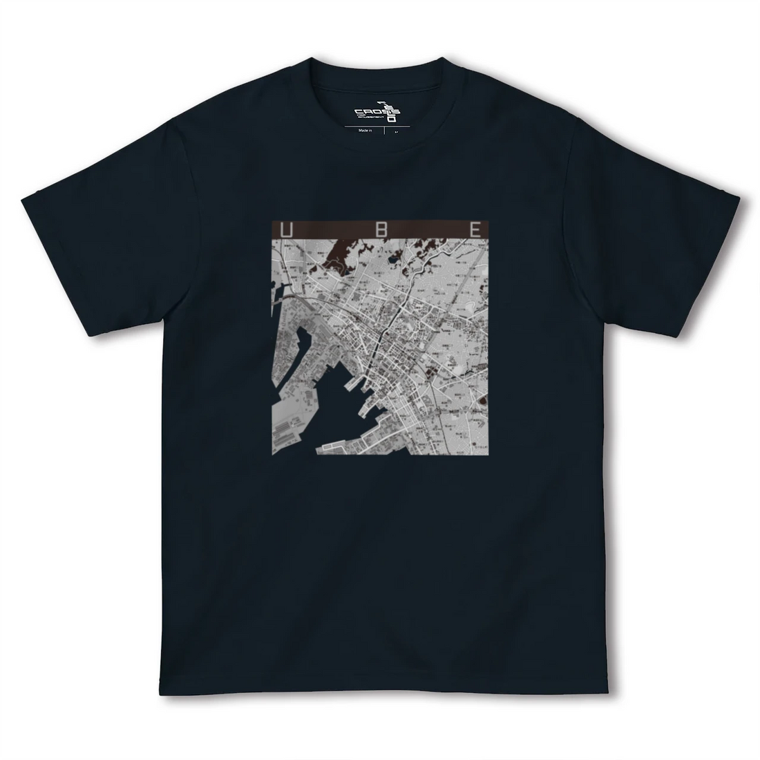 【宇部2(山口県)】地図柄ヘビーウェイトTシャツ