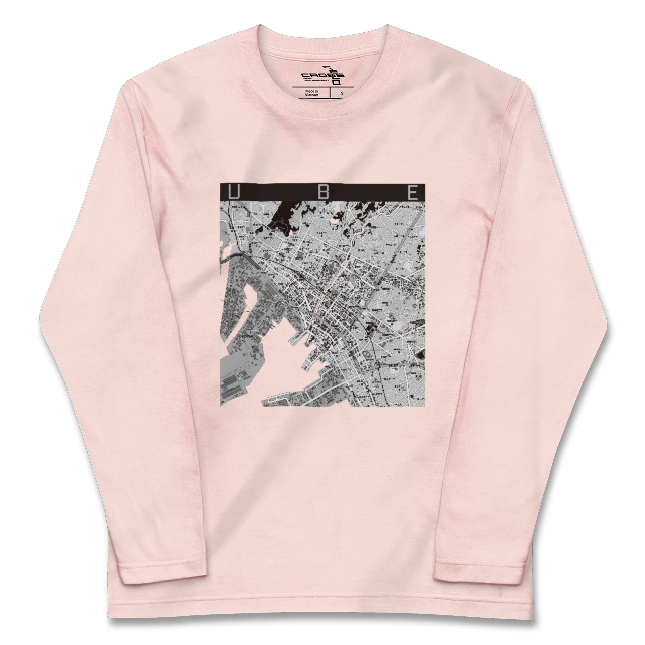【宇部2(山口県)】地図柄ロングスリーブTシャツ