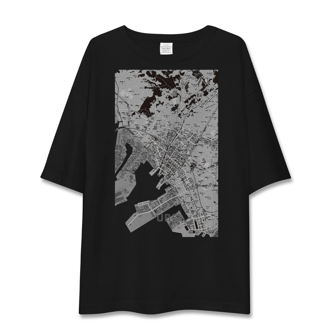 【宇部2(山口県)】地図柄ビッグシルエットTシャツ