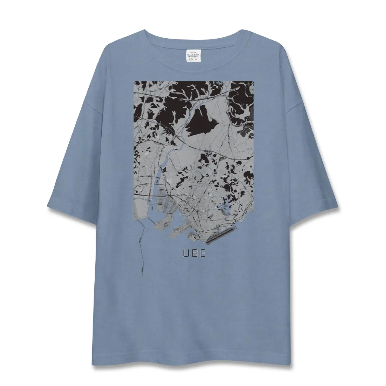 【宇部(山口県)】地図柄ビッグシルエットTシャツ