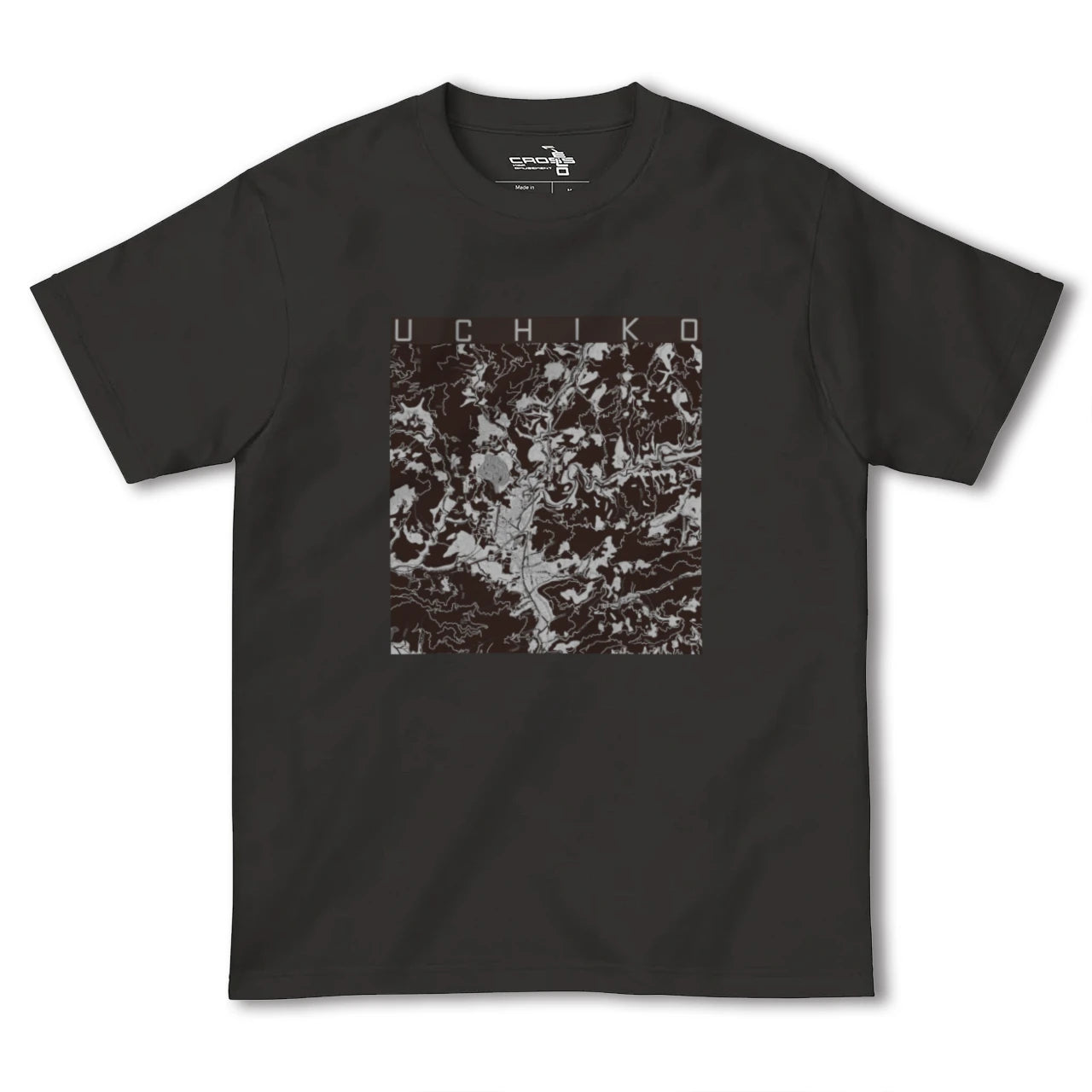 【内子(愛媛県)】地図柄ヘビーウェイトTシャツ