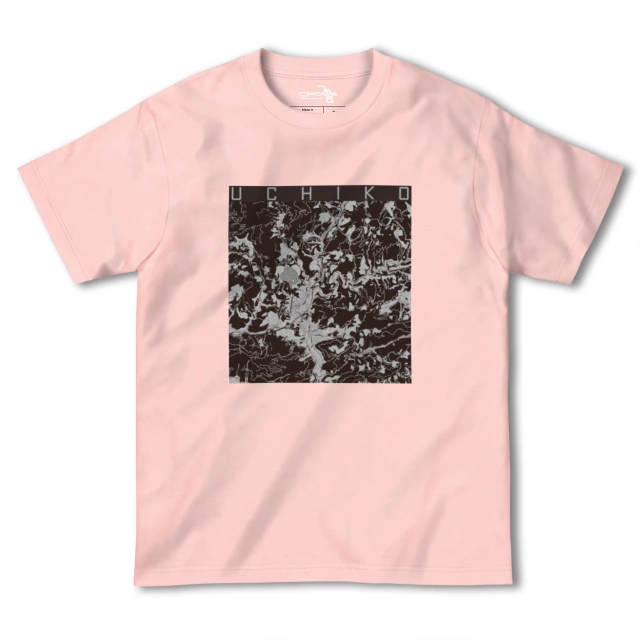 【内子(愛媛県)】地図柄ヘビーウェイトTシャツ
