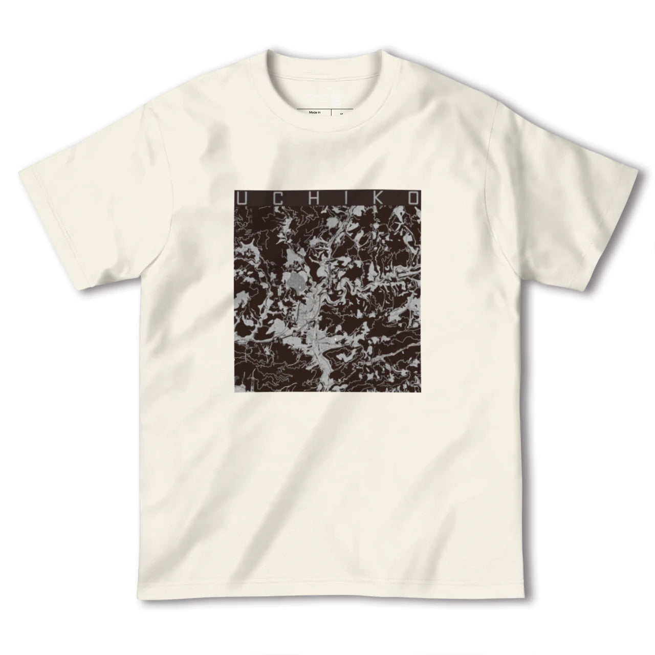 【内子(愛媛県)】地図柄ヘビーウェイトTシャツ
