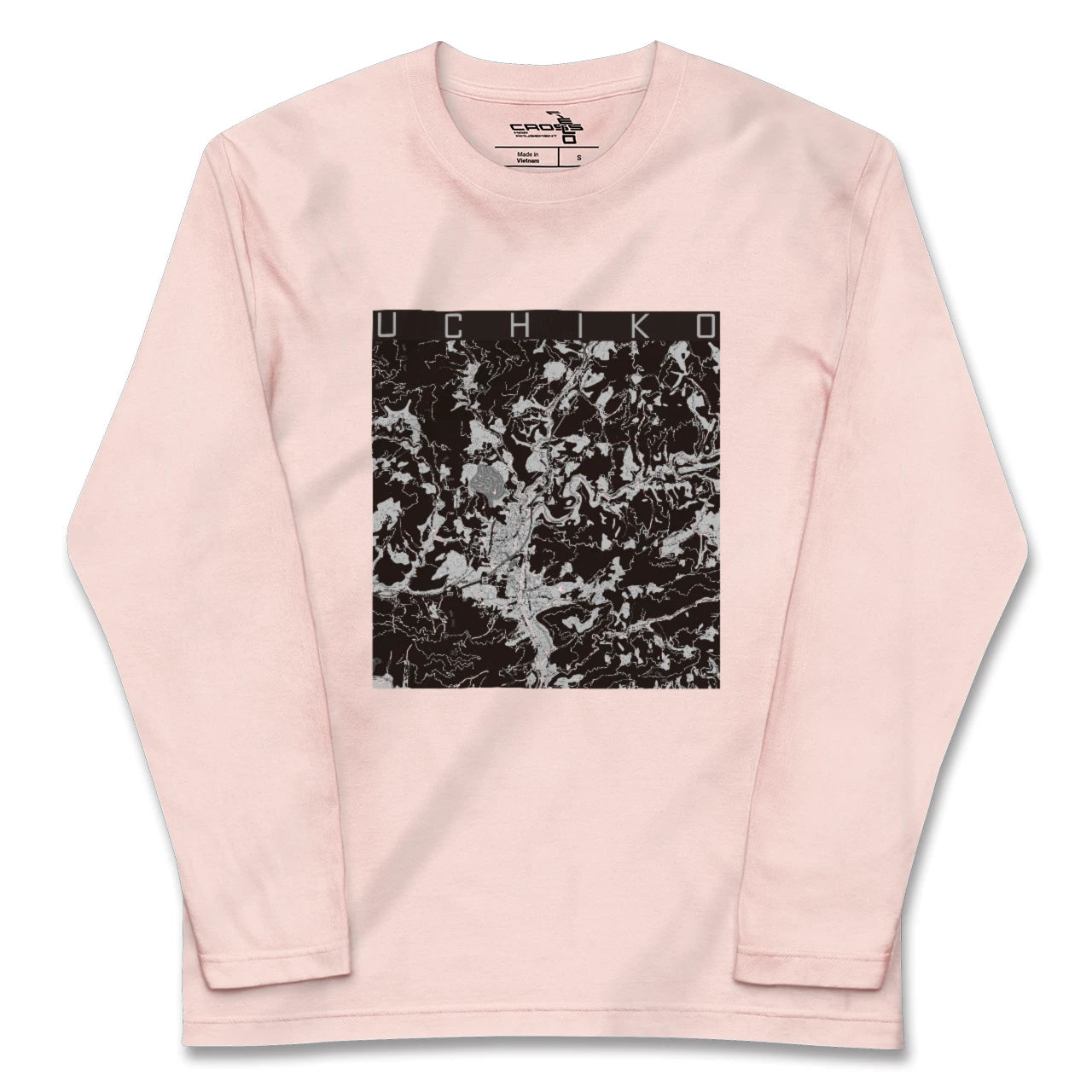 【内子(愛媛県)】地図柄ロングスリーブTシャツ