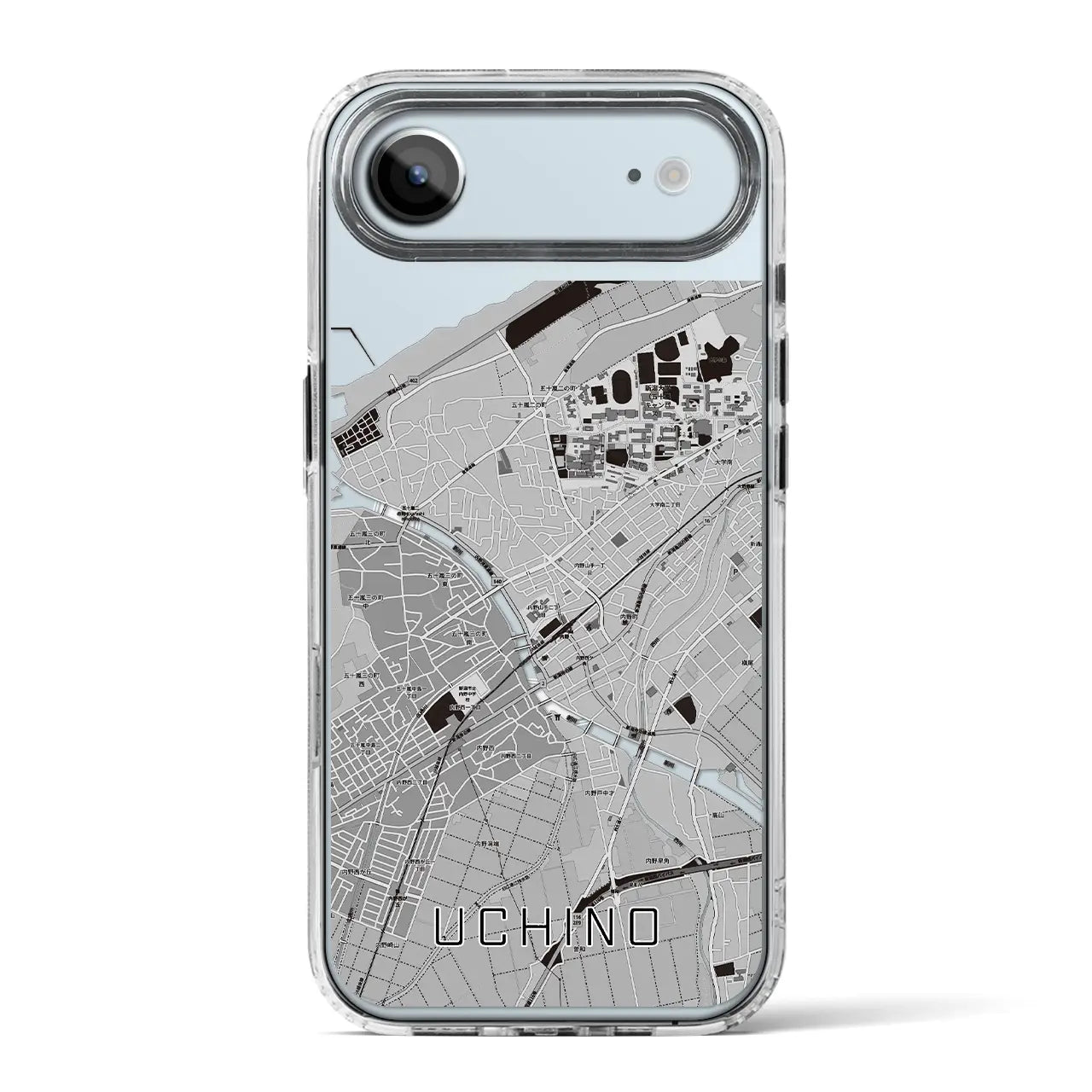 【内野(新潟県)】地図柄iPhoneケース(MagSafeタイプ)