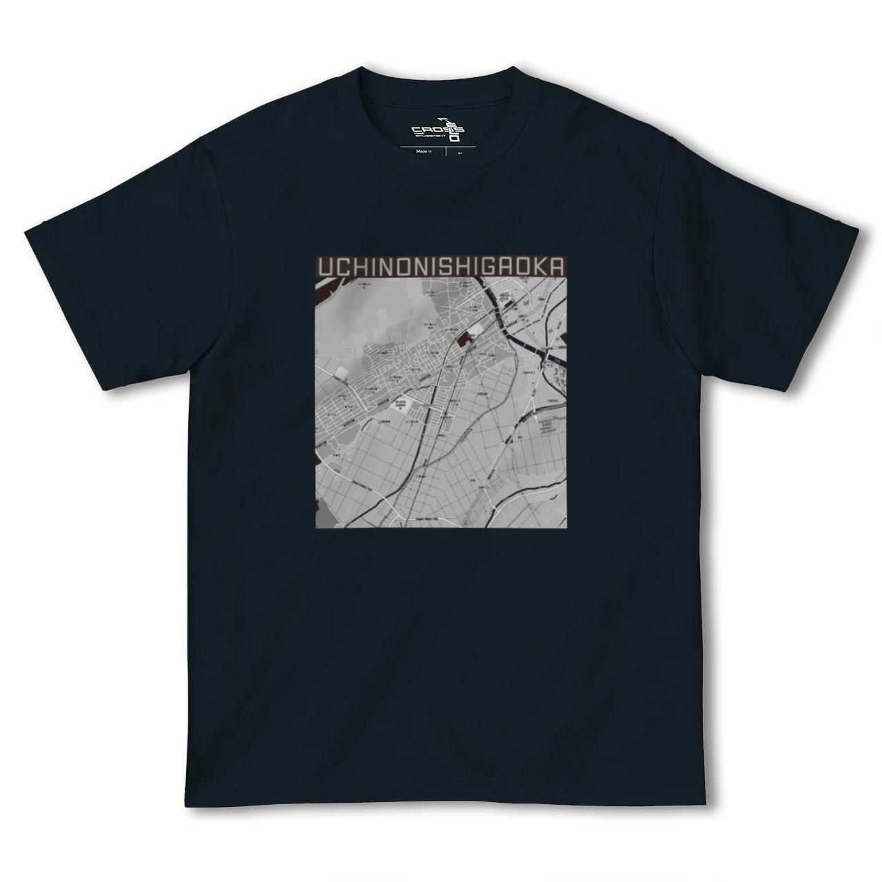【内野西が丘(新潟県)】地図柄ヘビーウェイトTシャツ